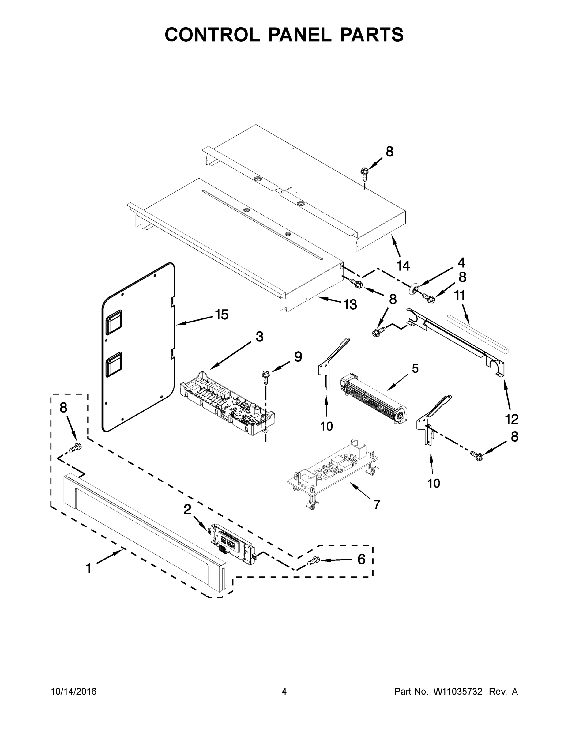 03 - CONTROL PANEL PARTS