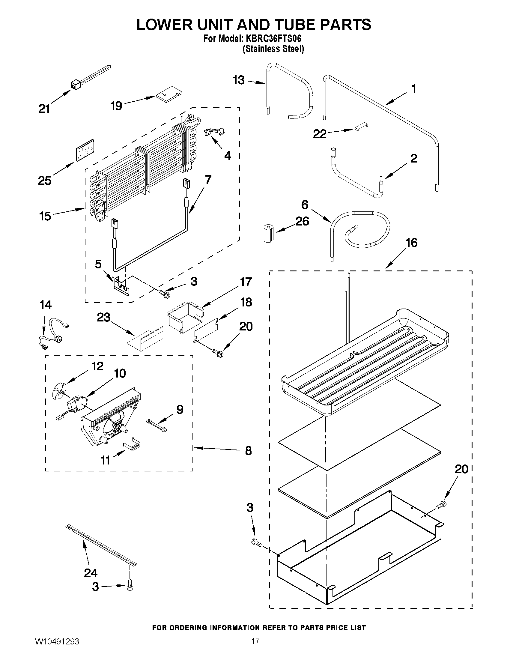 10 - LOWER UNIT AND TUBE PARTS