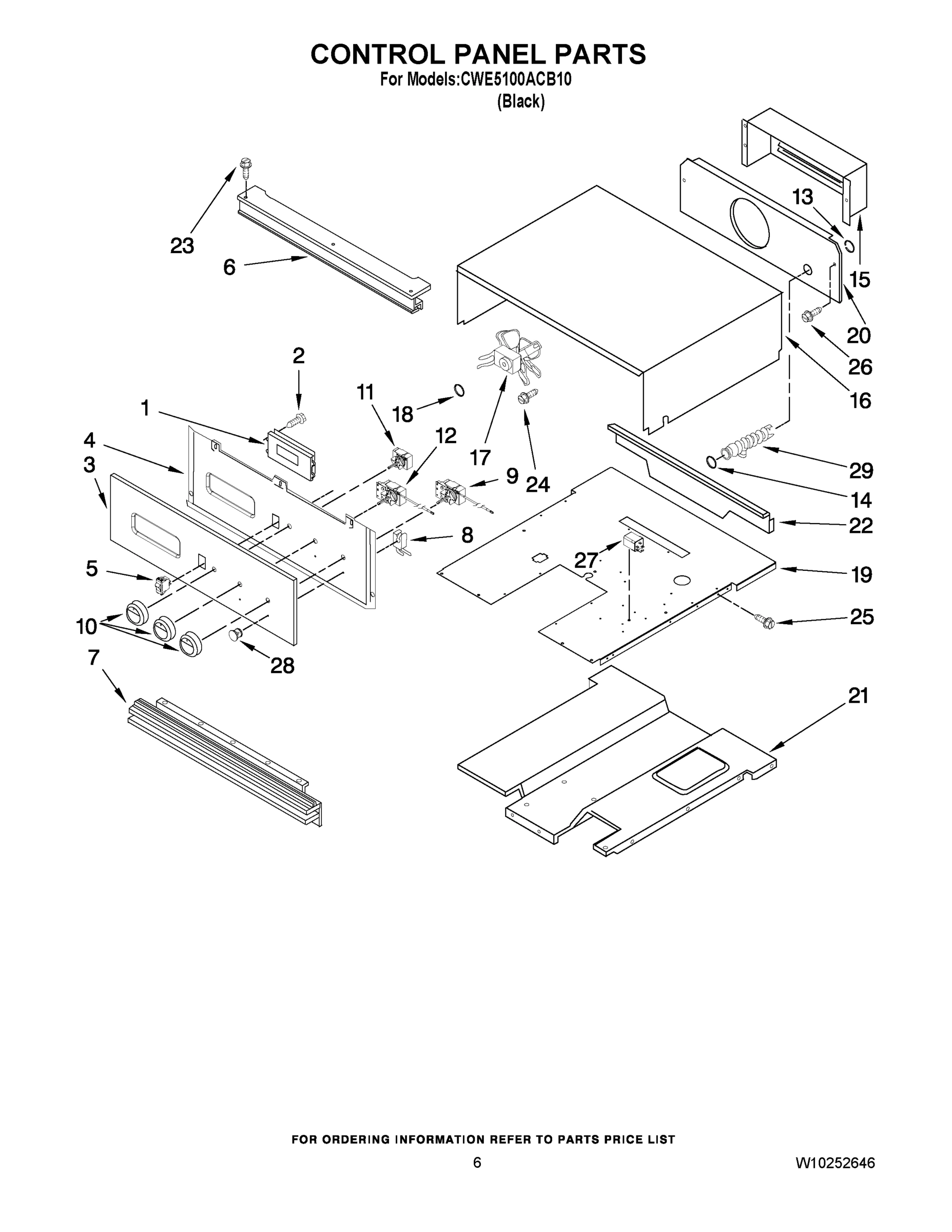 05 - CONTROL PANEL PARTS