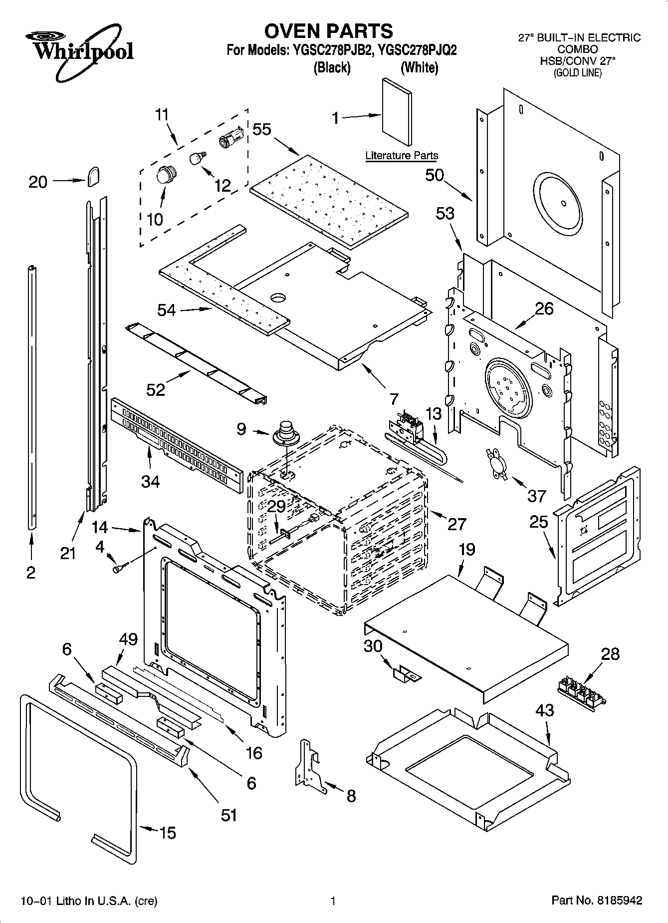 01 - OVEN PARTS