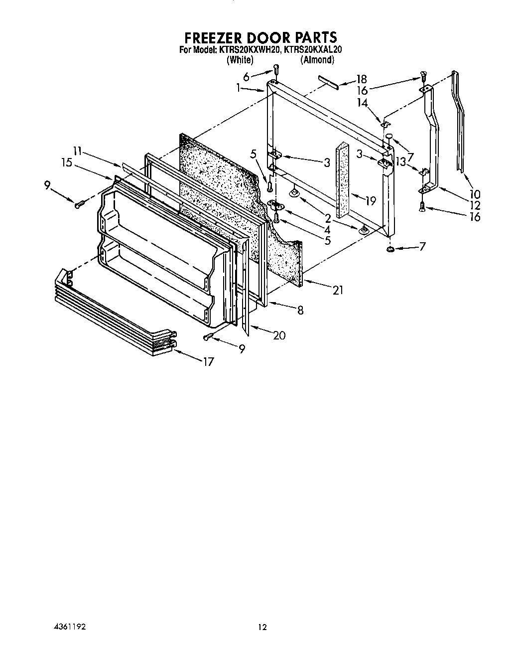08 - FREEZER DOOR