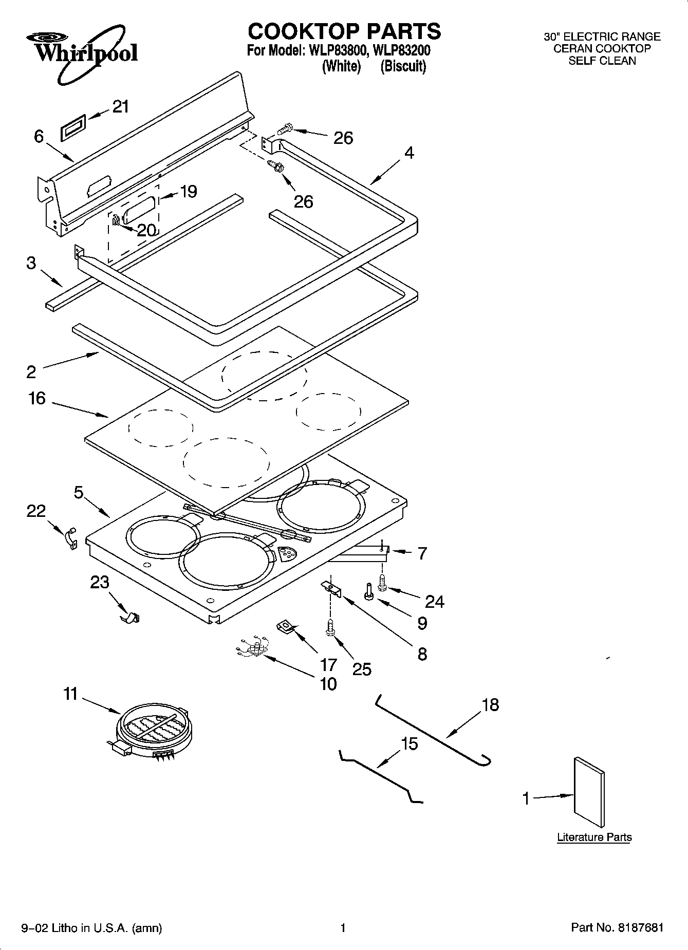 01 - COOKTOP PARTS
