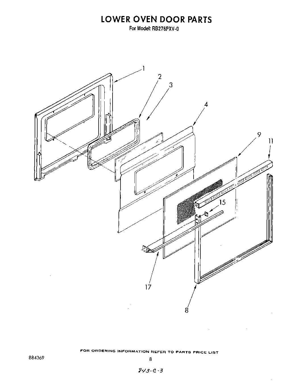 05 - LOWER OVEN DOOR , LITERATURE AND OPTIONAL