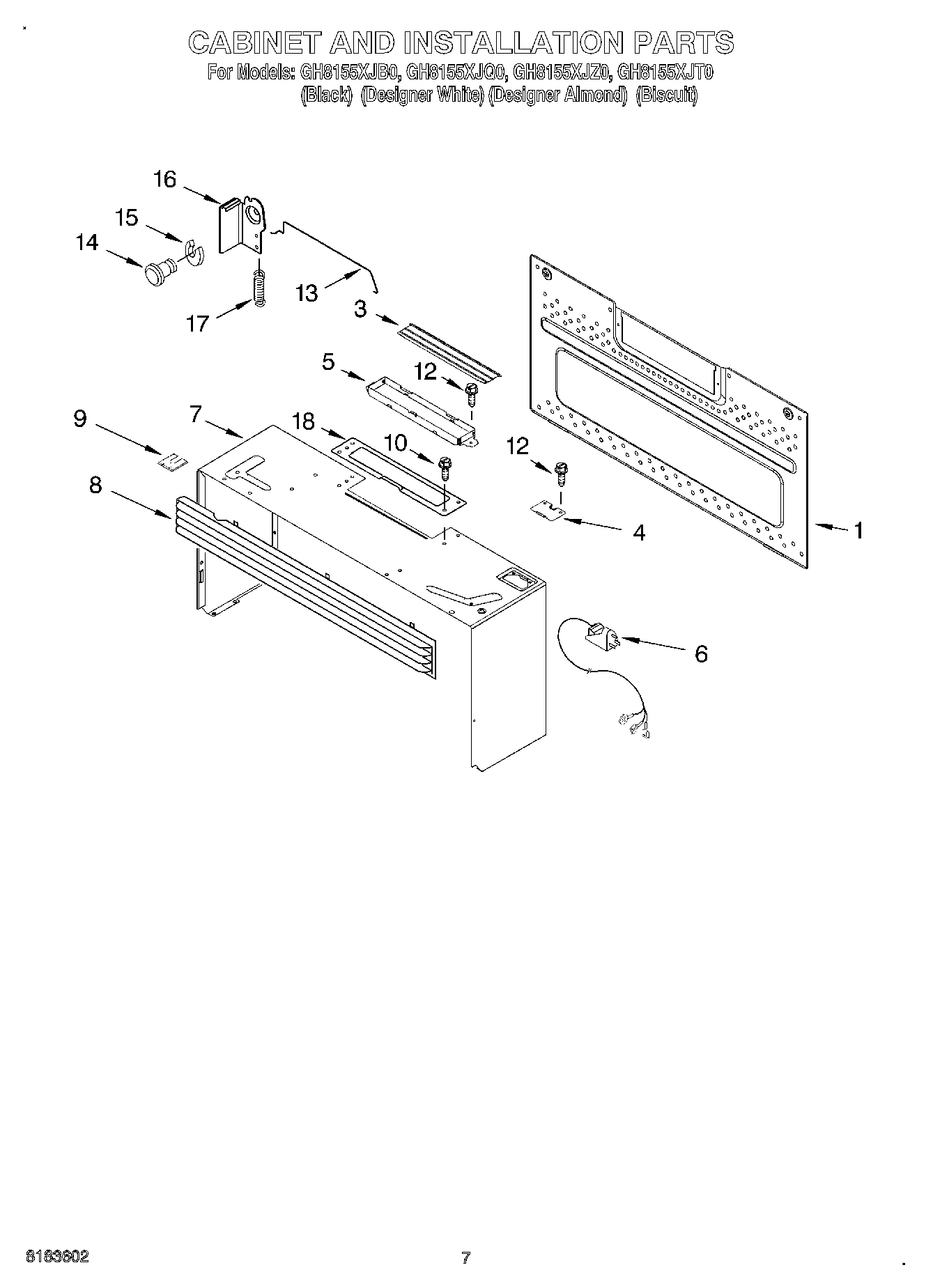 06 - CABINET AND INSTALLATION, OPTIONAL