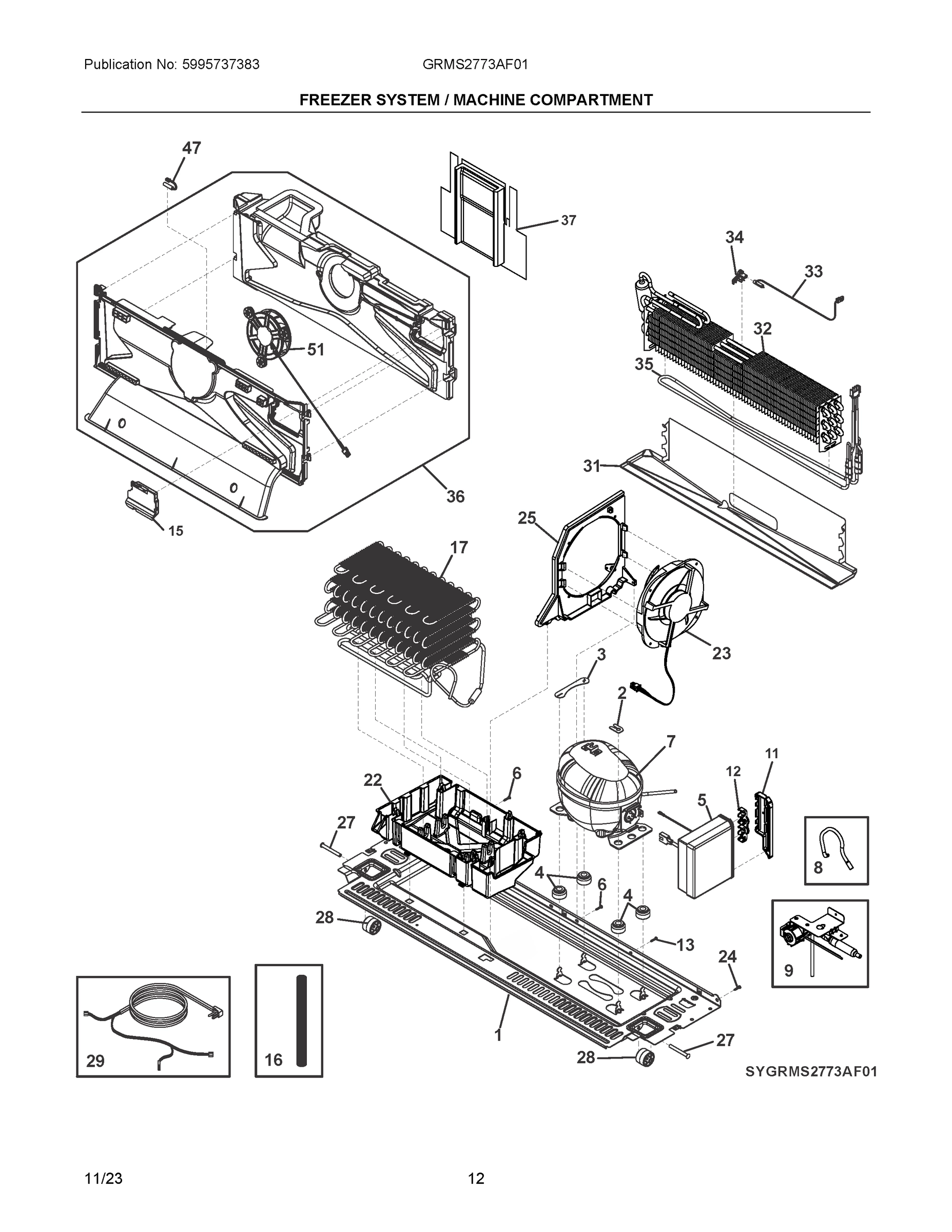 07 - FREEZER SYSTEM / MACHINE COMPARTMENT