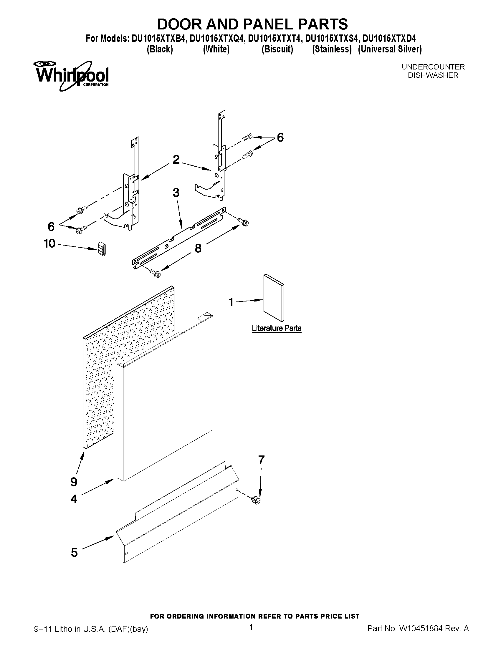 01 - DOOR AND PANEL PARTS