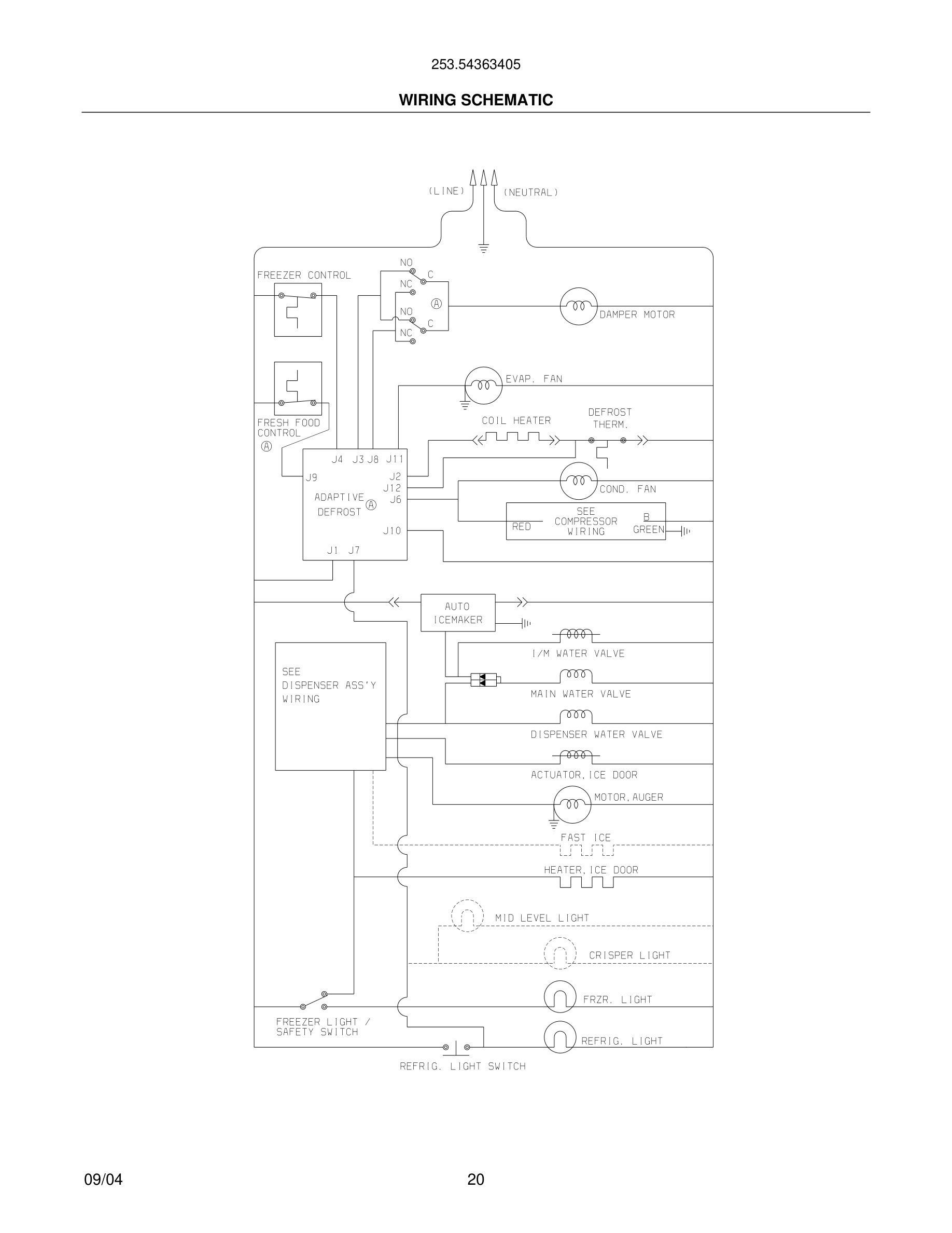 20 - WIRING SCHEMATIC