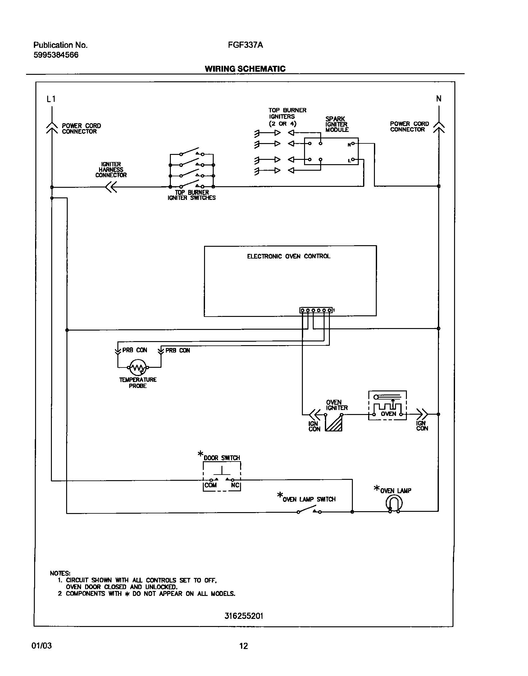 12 - WIRING SCHEMATIC