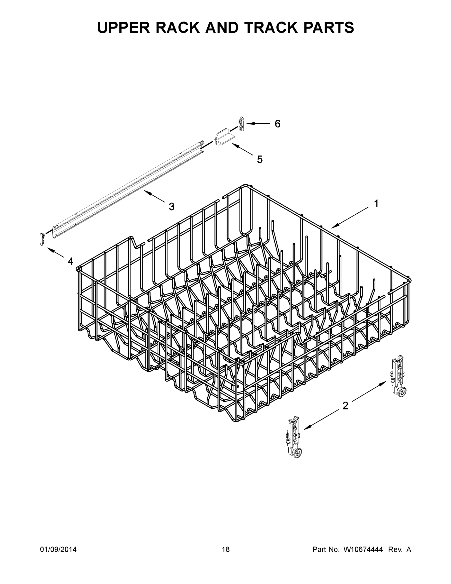 10 - UPPER RACK AND TRACK PARTS