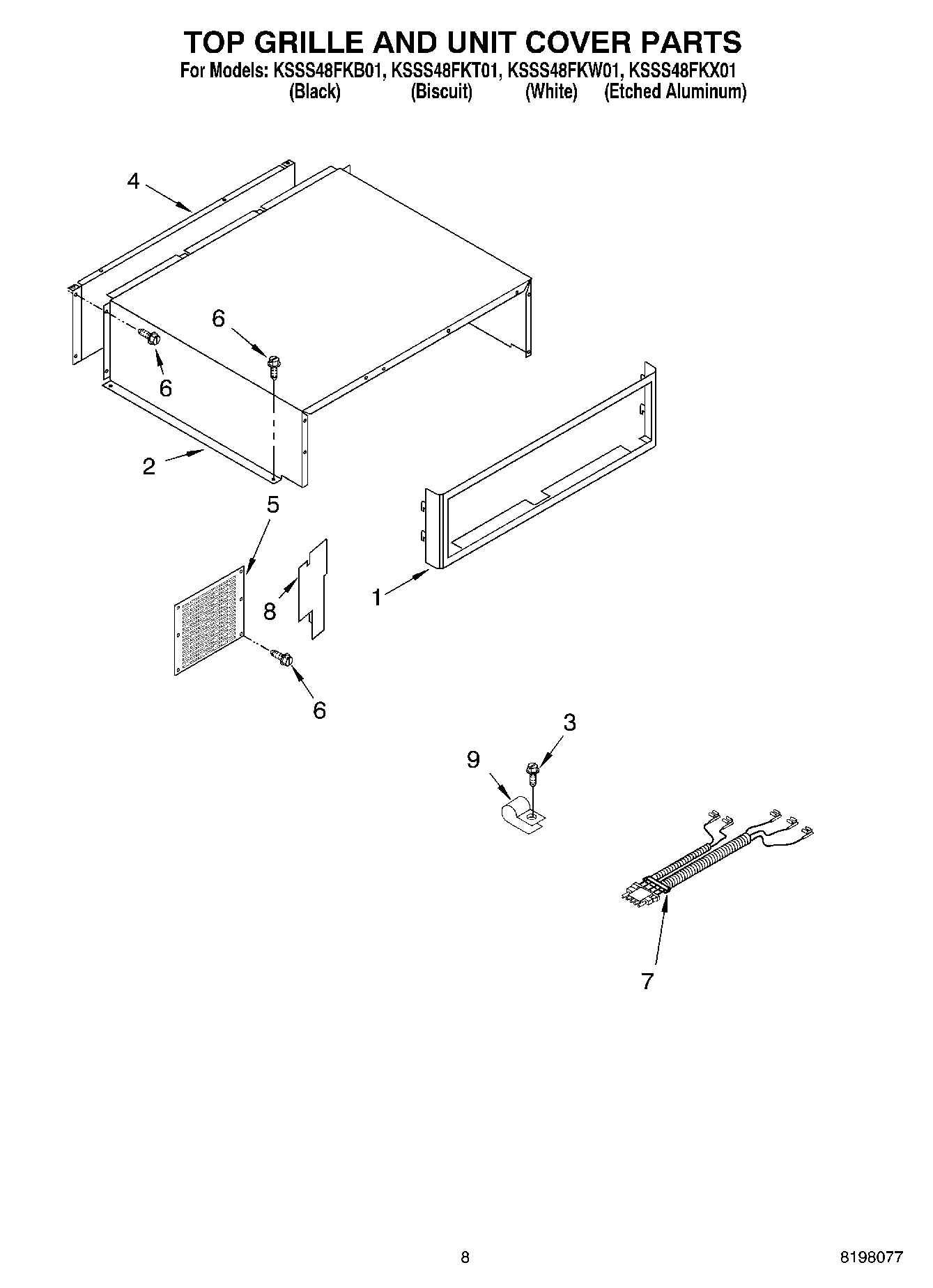 06 - TOP GRILLE AND UNIT COVER