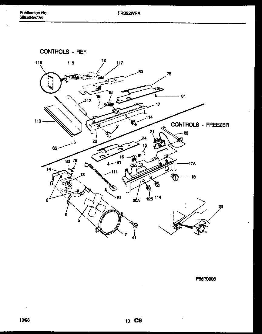 06 - REFRIGERATOR CONTROL ASSEMBLY, DAMP