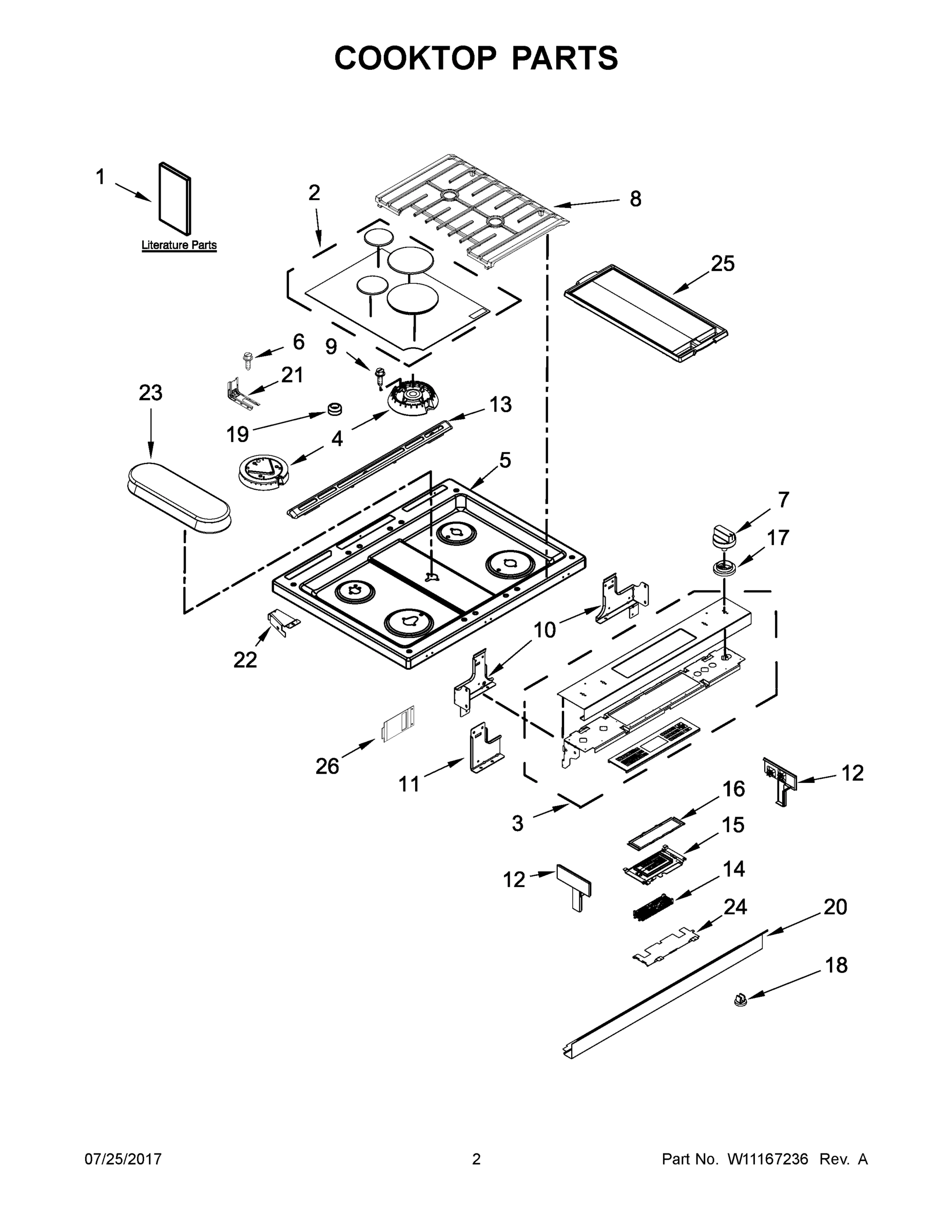 02 - COOKTOP PARTS