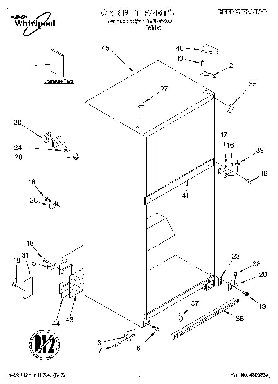 01 - CABINET, LITERATURE