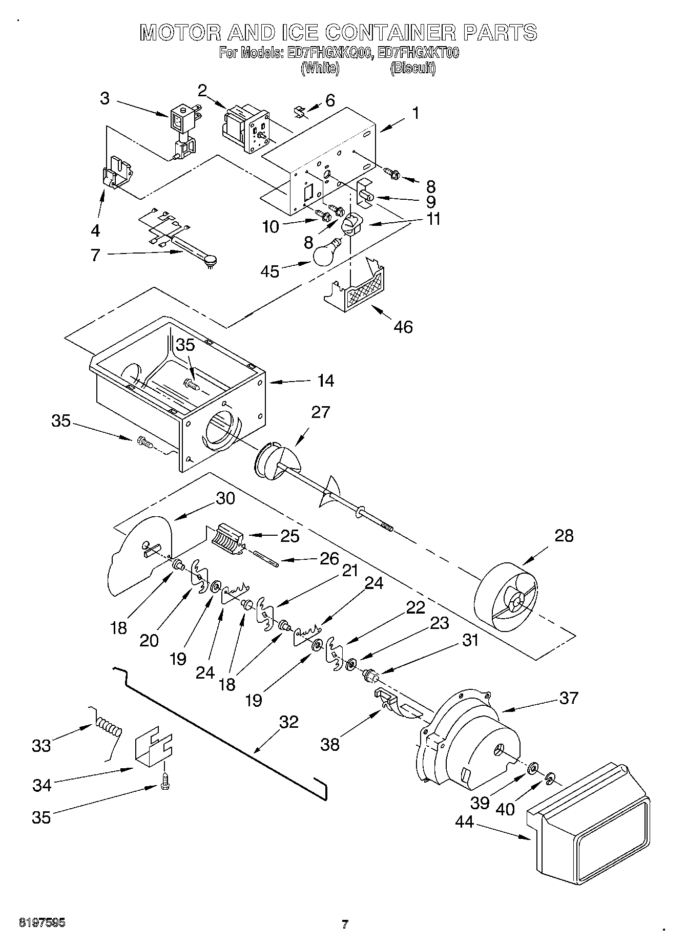 05 - MOTOR AND ICE CONTAINER