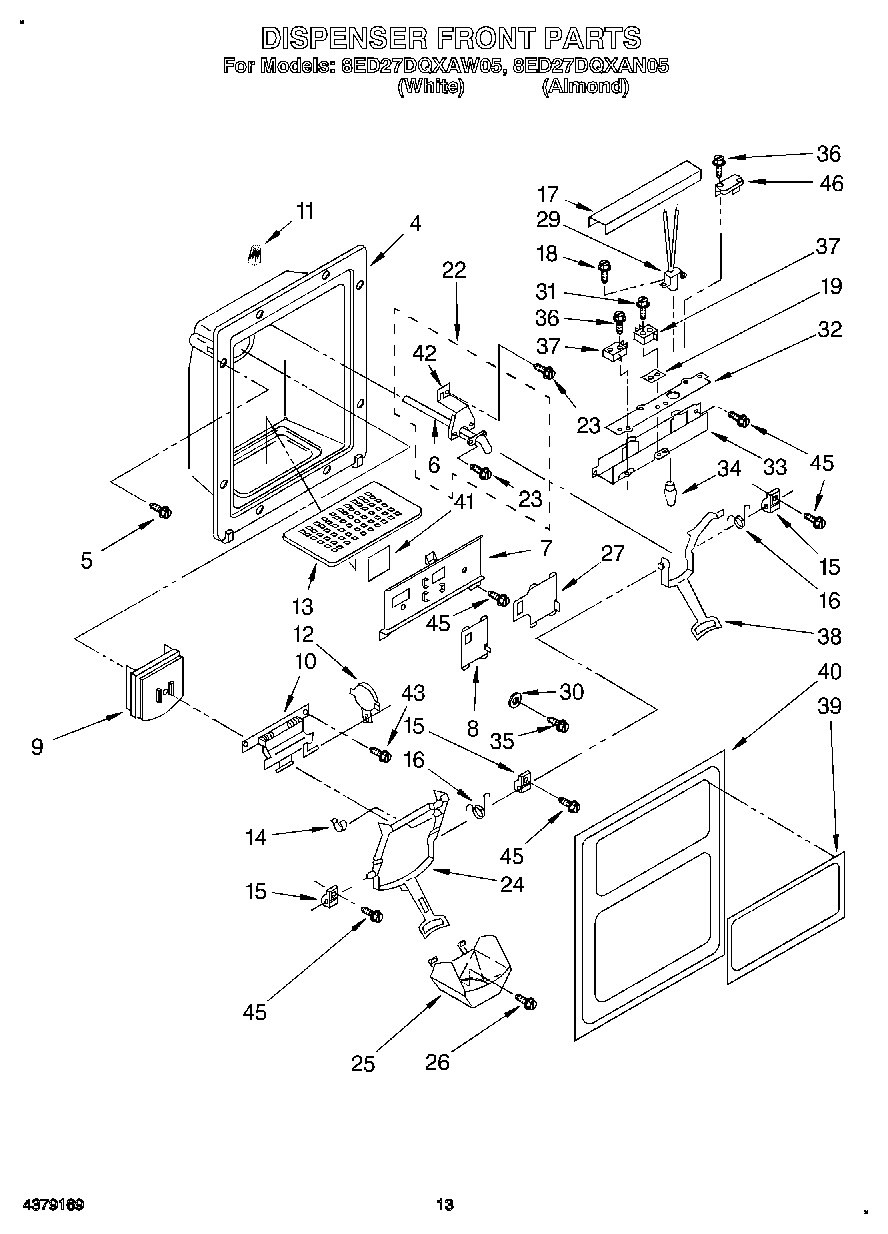 08 - DISPENSER FRONT