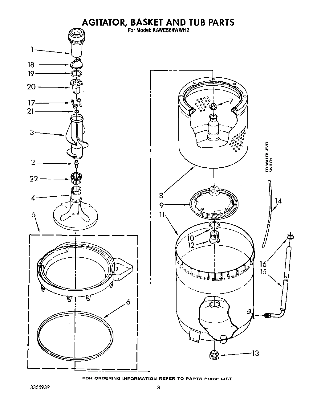 06 - AGITATOR, BASKET AND TUB