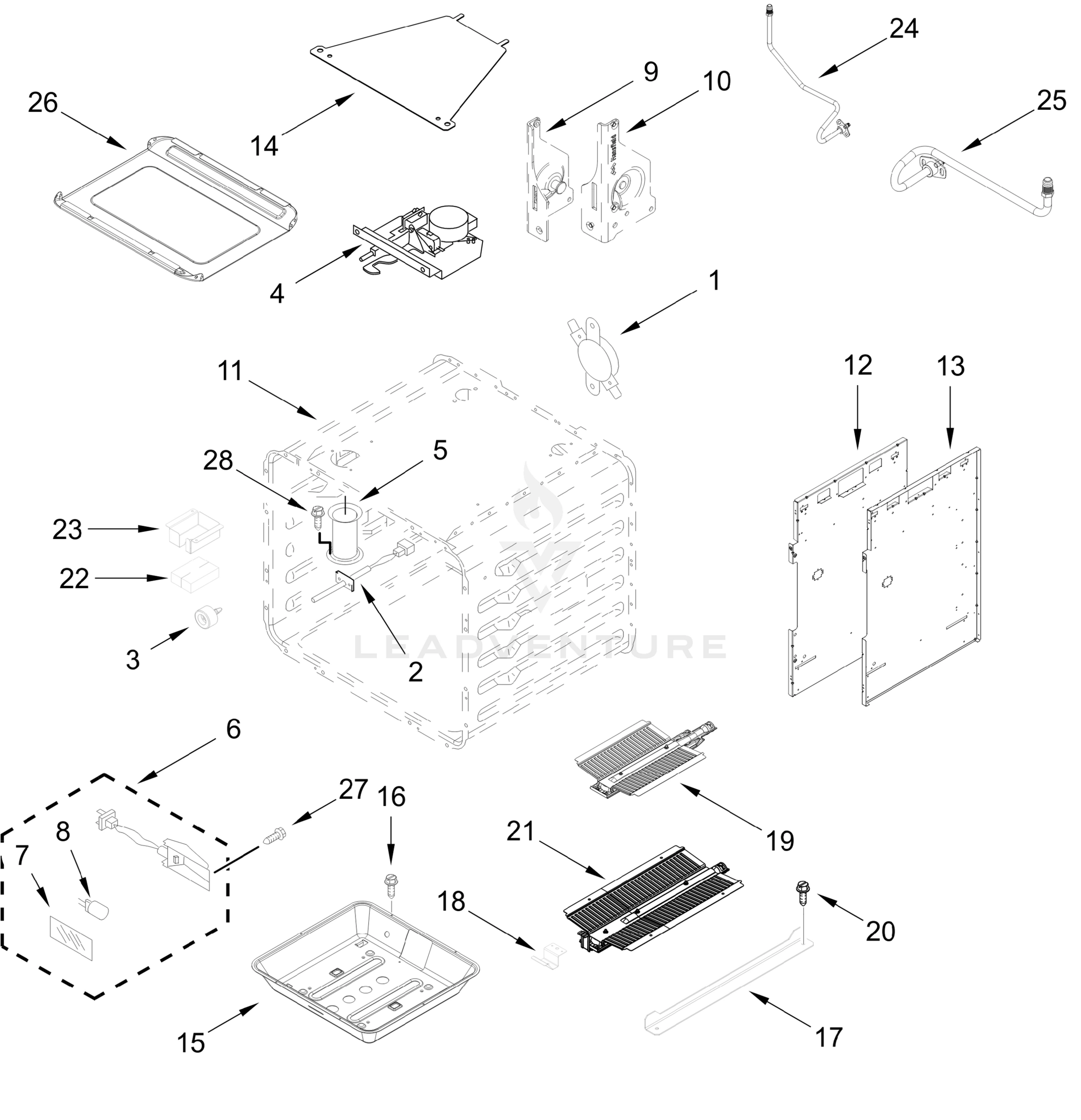 OVEN PARTS (30 In)