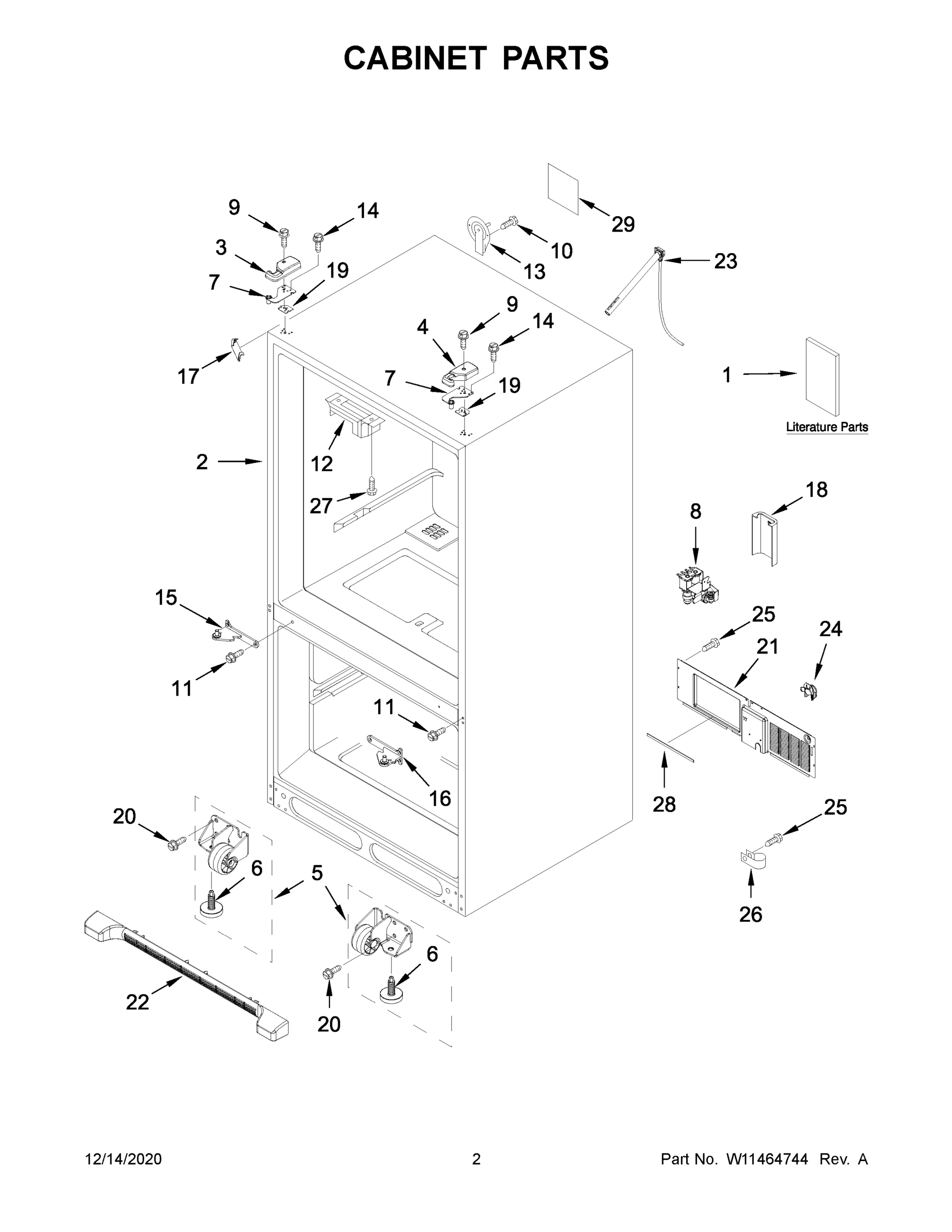 02 - CABINET PARTS