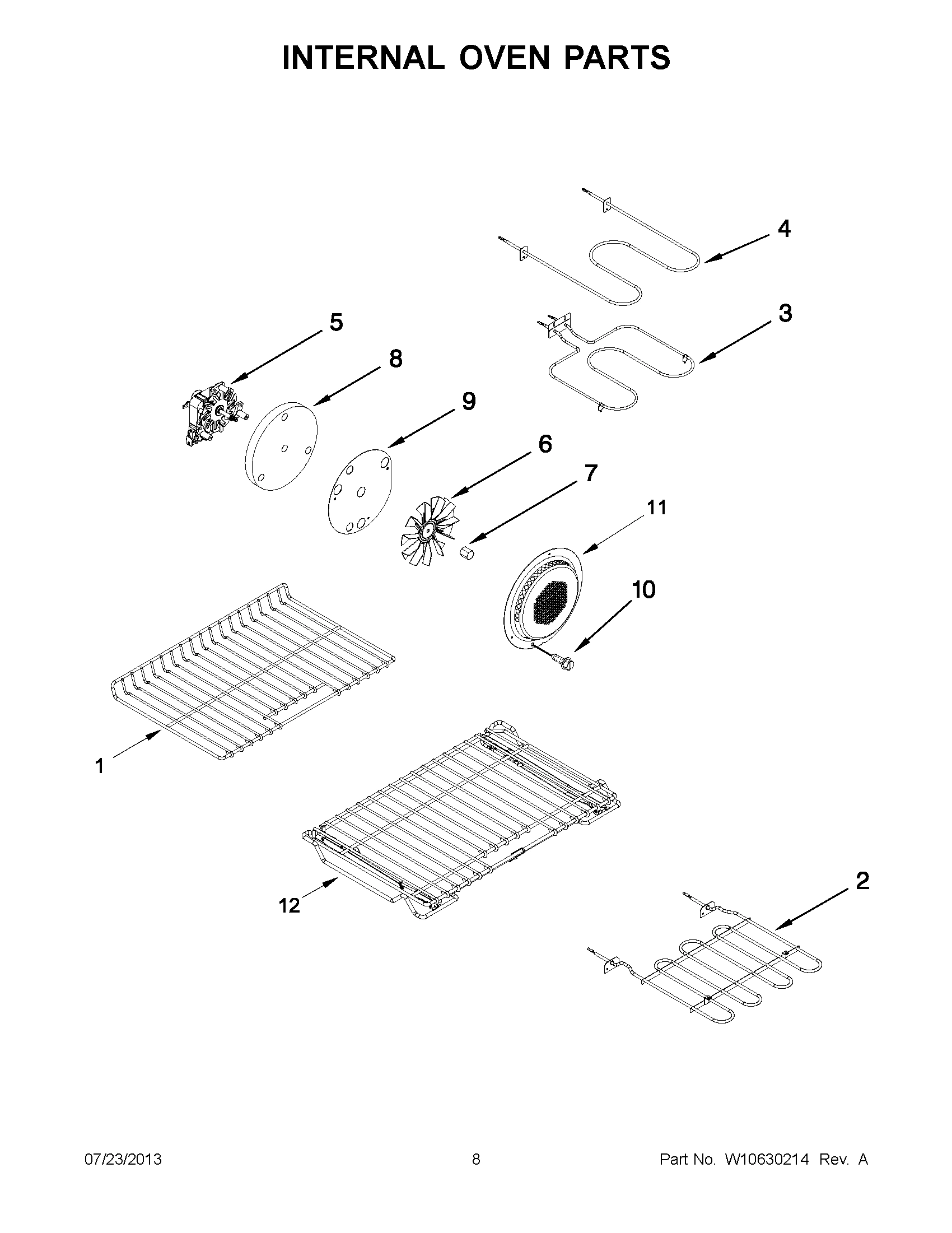 04 - INTERNAL OVEN PARTS