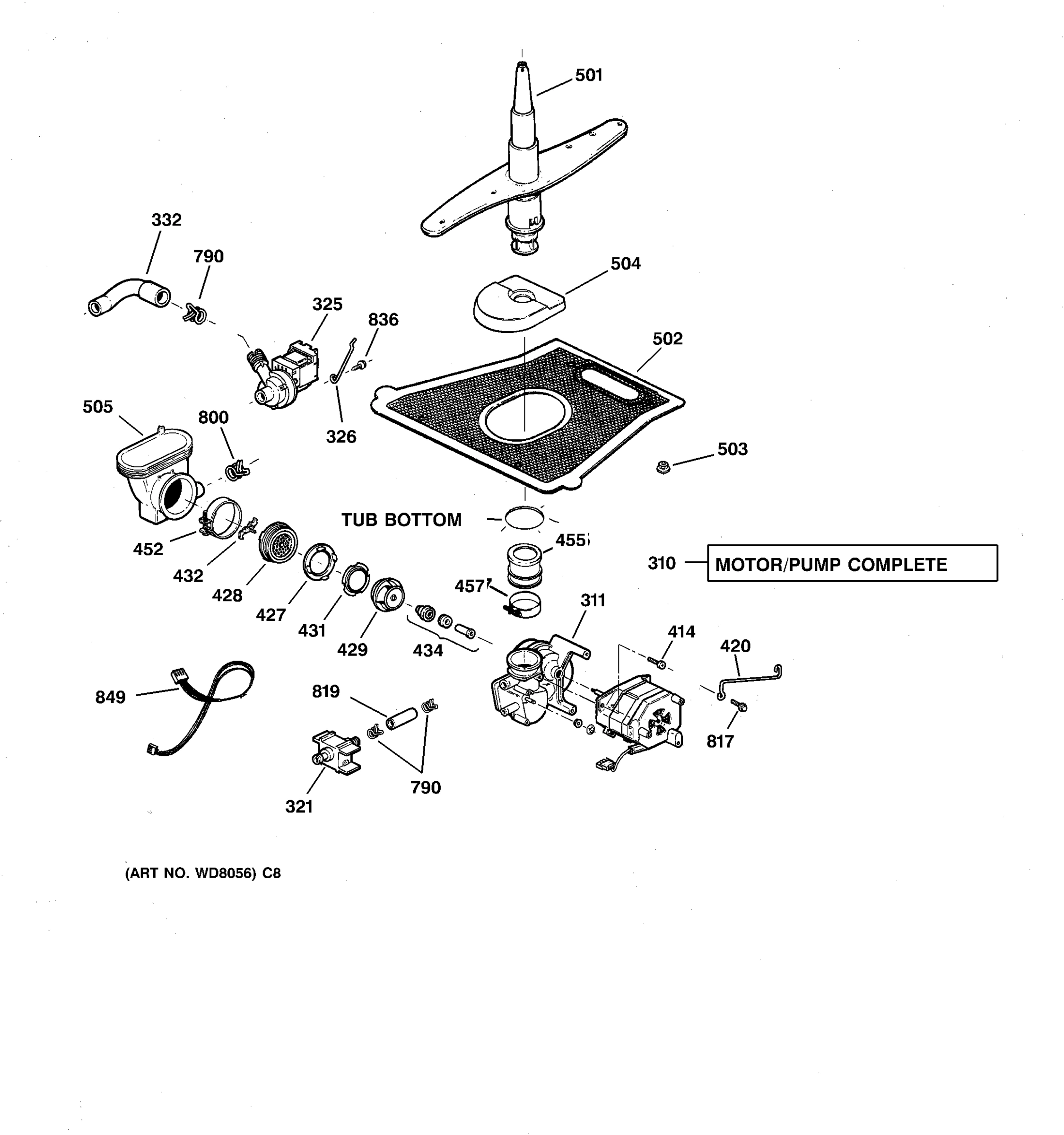 MOTOR-PUMP MECHANISM