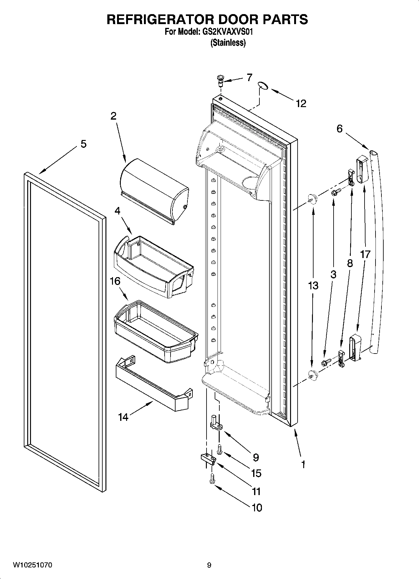 06 - REFRIGERATOR DOOR PARTS