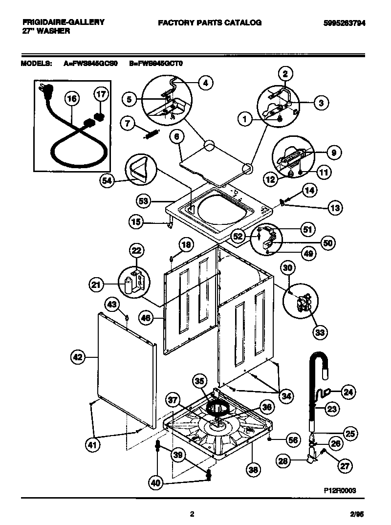 02 - CABINET, TOP PANEL, BASE