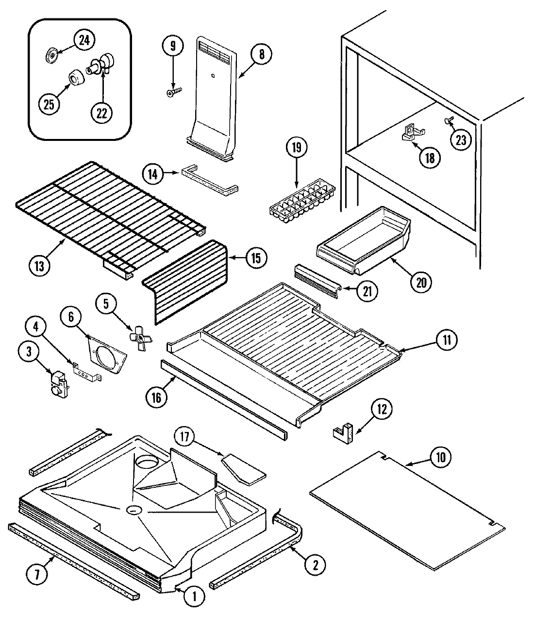 01 - FREEZER COMPARTMENT