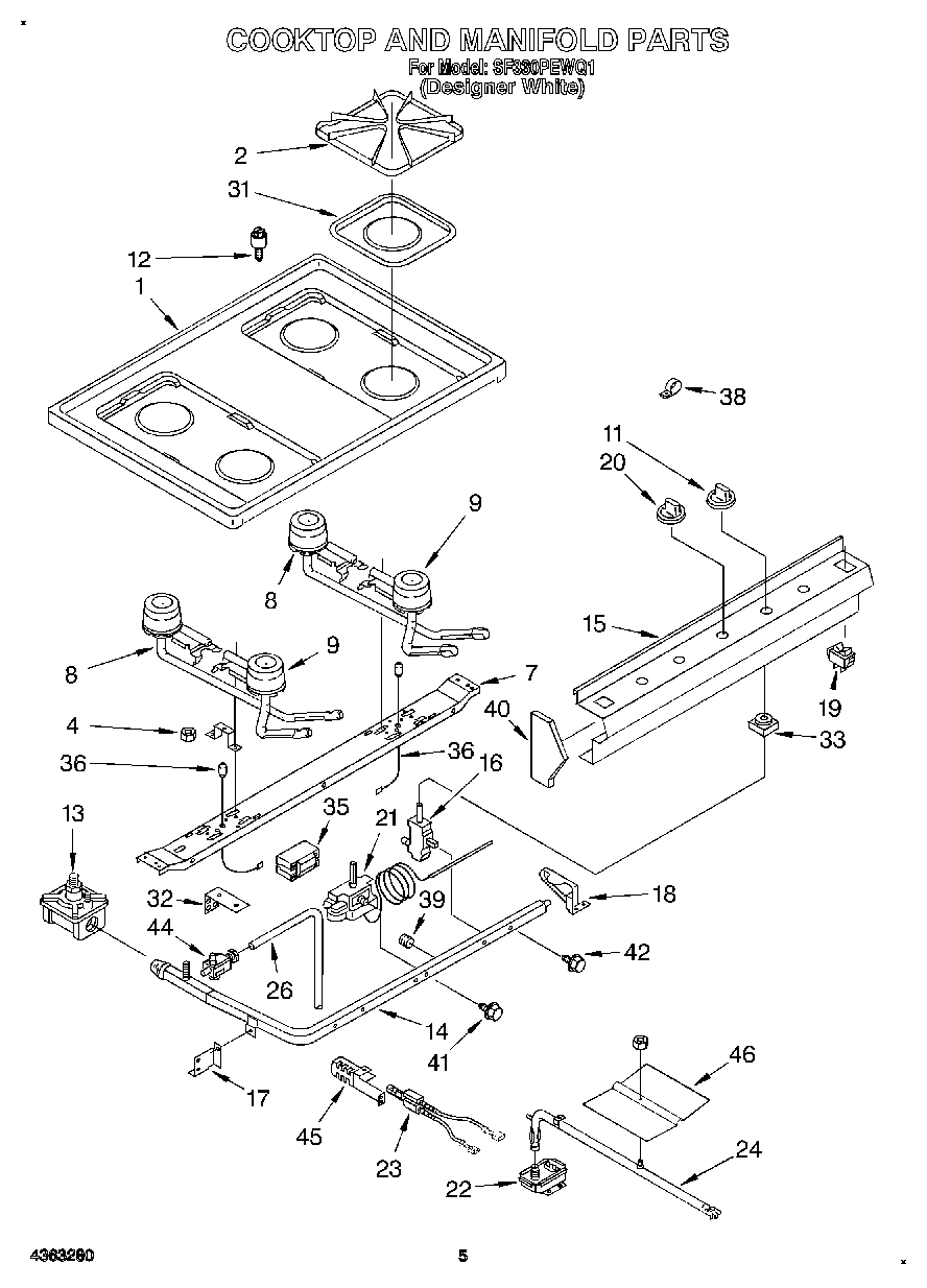 04 - COOKTOP AND MANIFOLD, LITERATURE