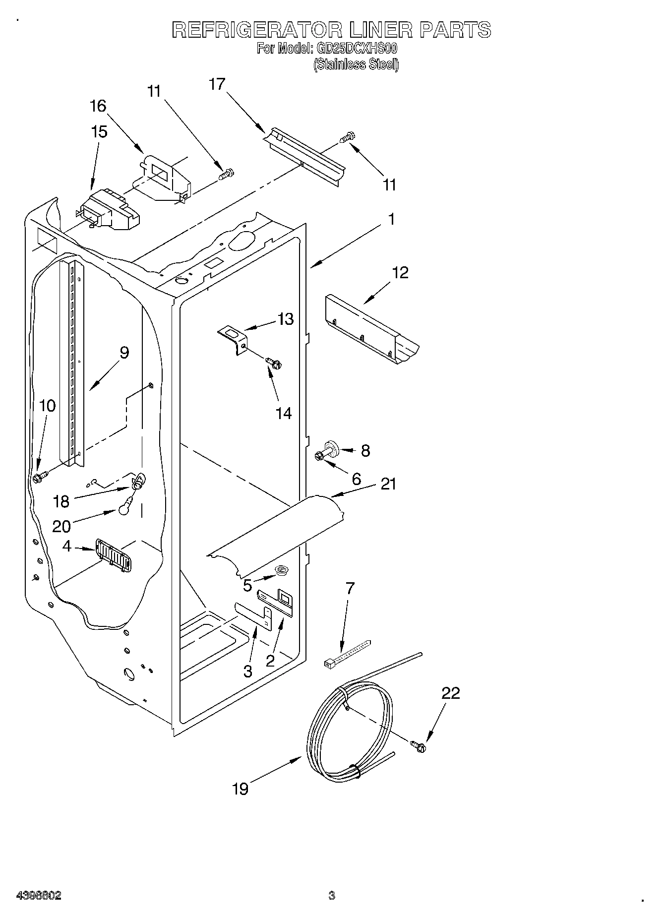 02 - REFRIGERATOR LINER