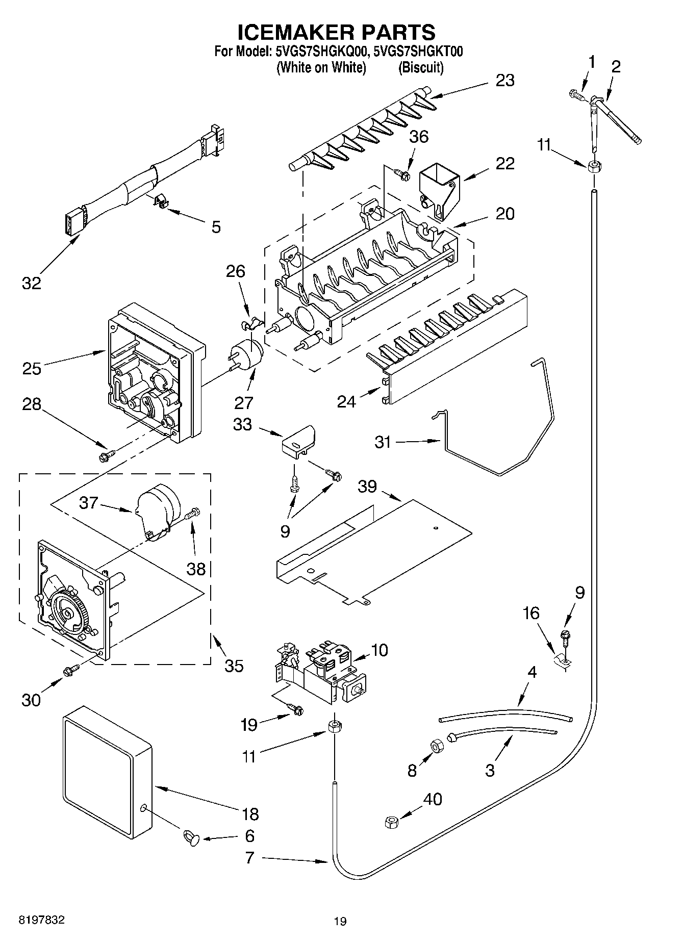 12 - ICE MAKER, OPTIONAL