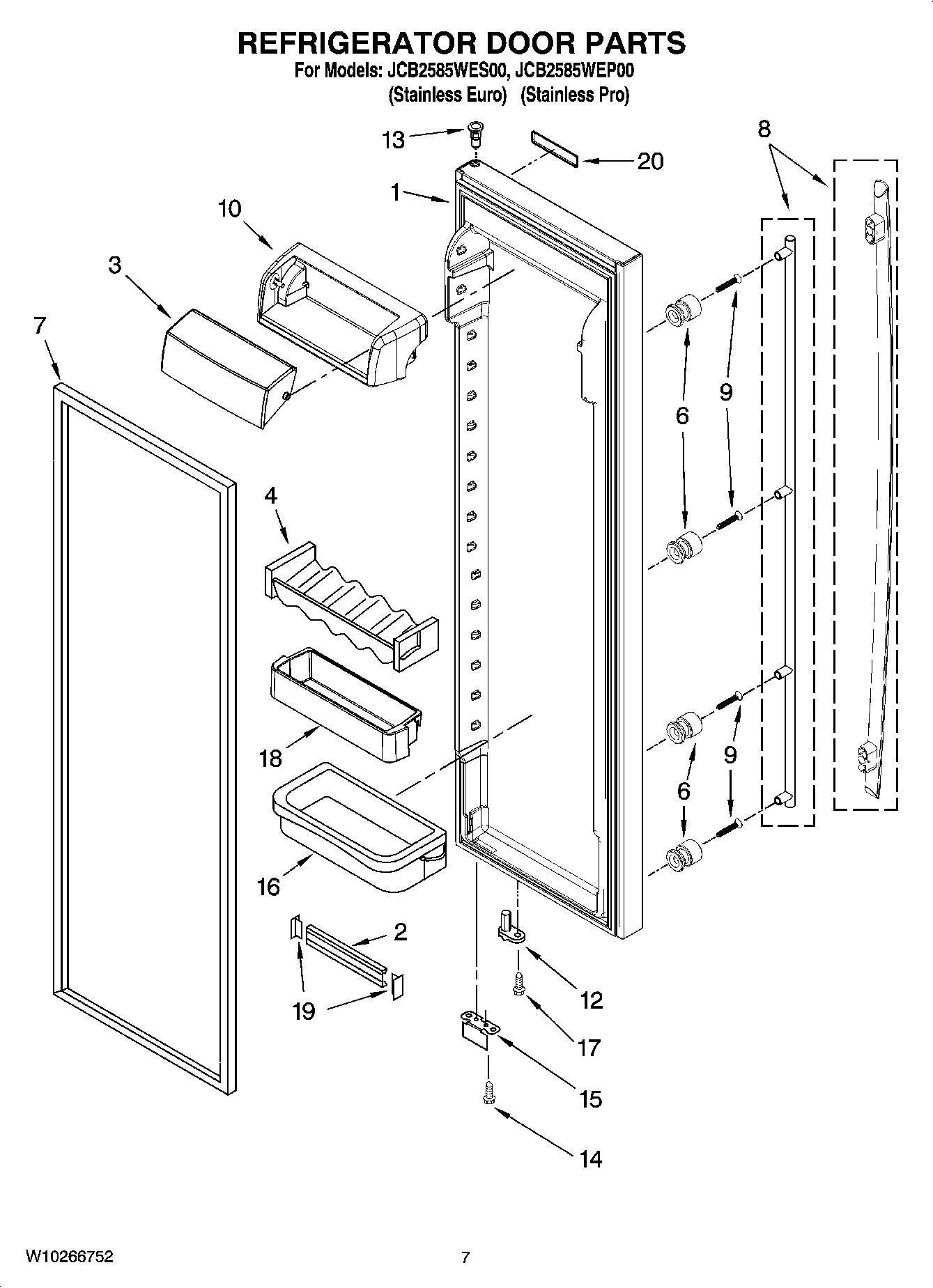 05 - REFRIGERATOR DOOR PARTS