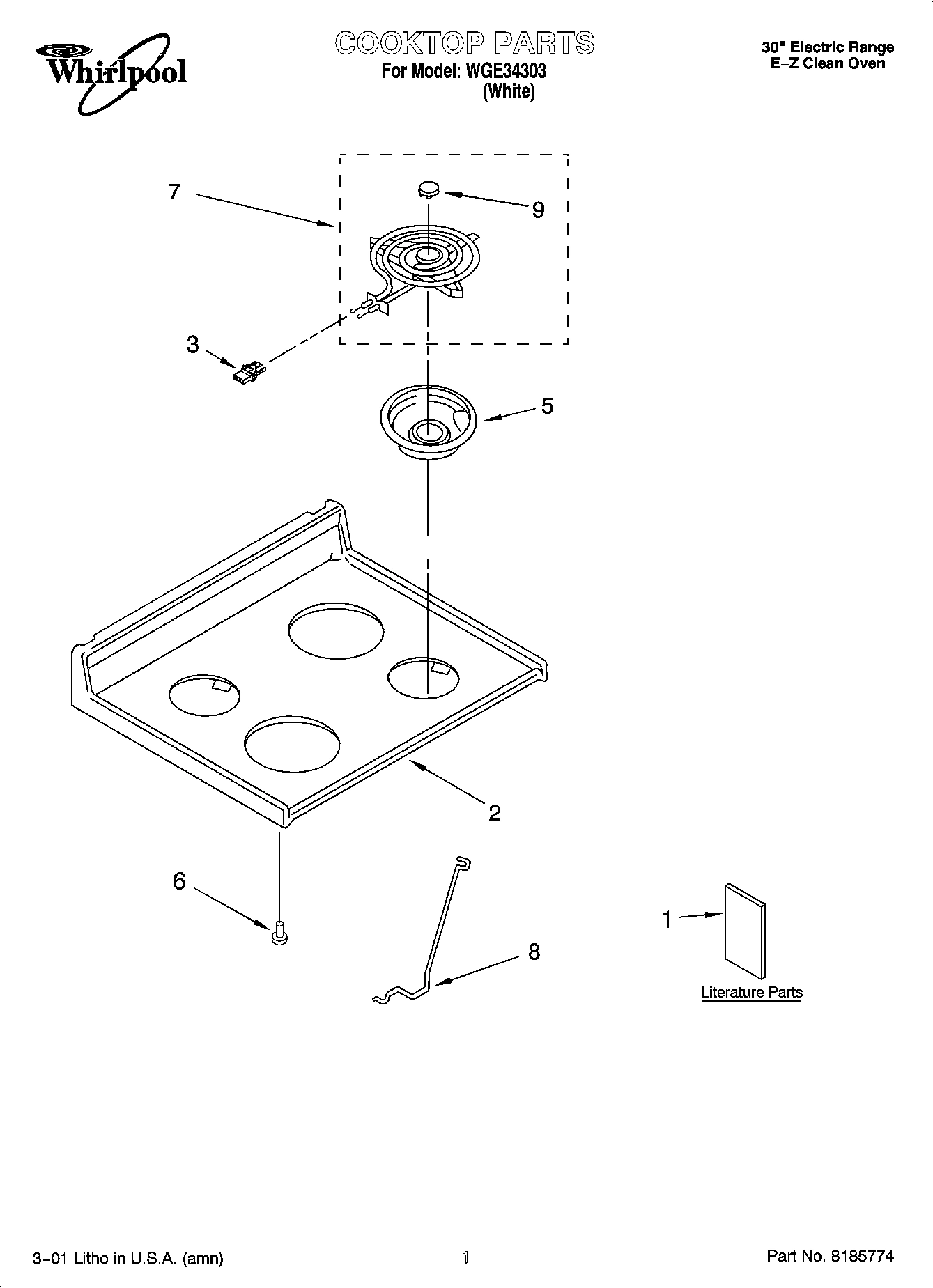 01 - COOKTOP PARTS
