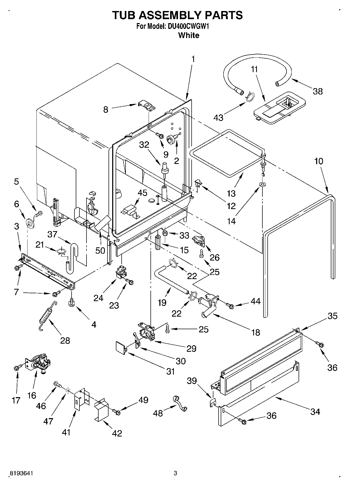 03 - TUB ASSEMBLY