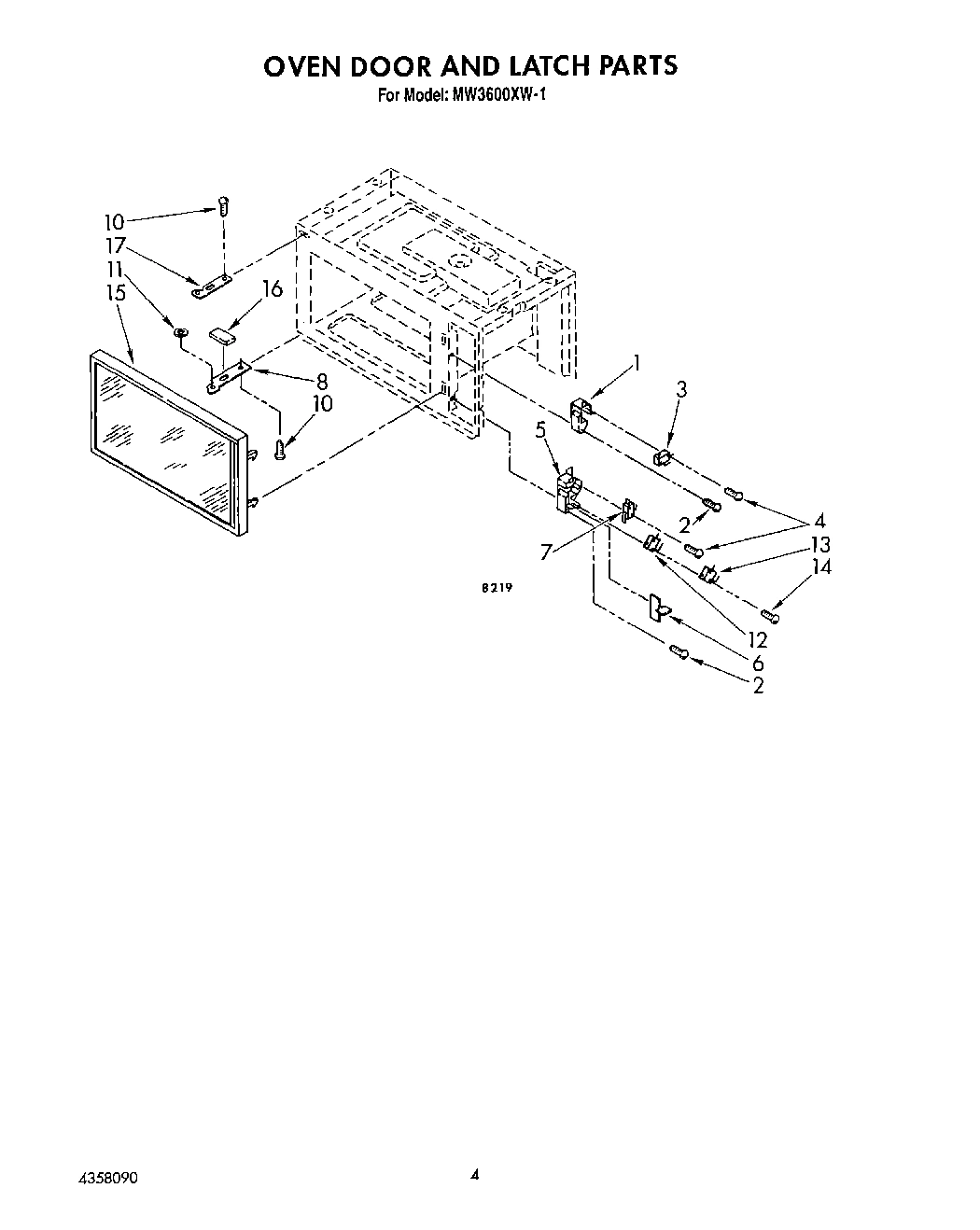 04 - OVEN DOOR AND LATCH