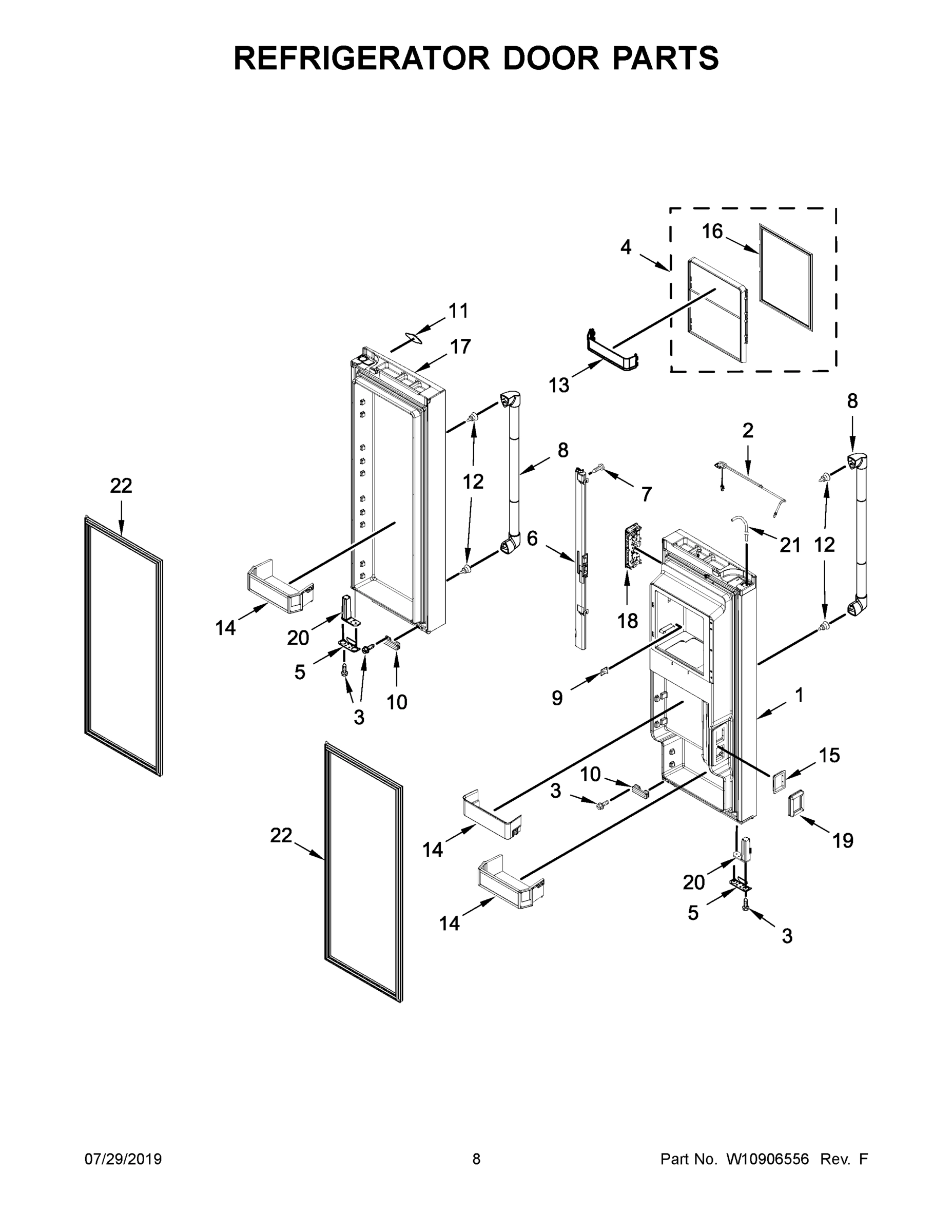 05 - REFRIGERATOR DOOR PARTS