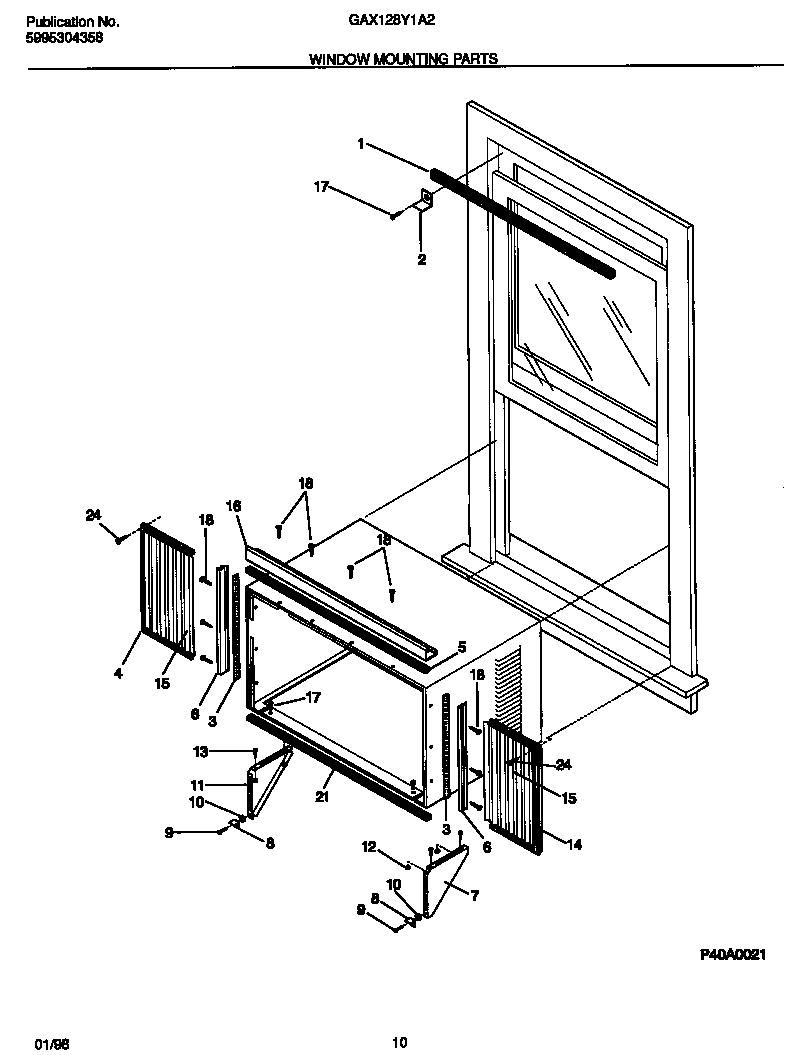 06 - WINDOW MOUNTING PARTS