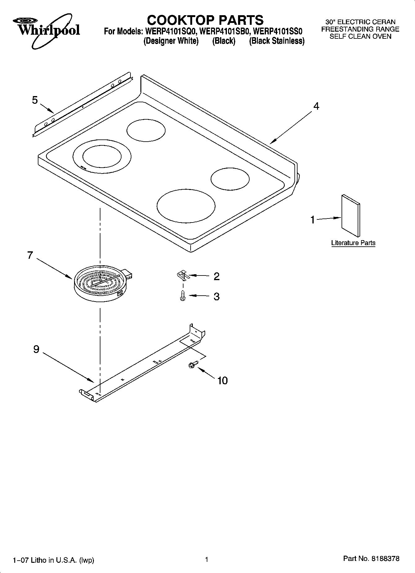 01 - COOKTOP PARTS