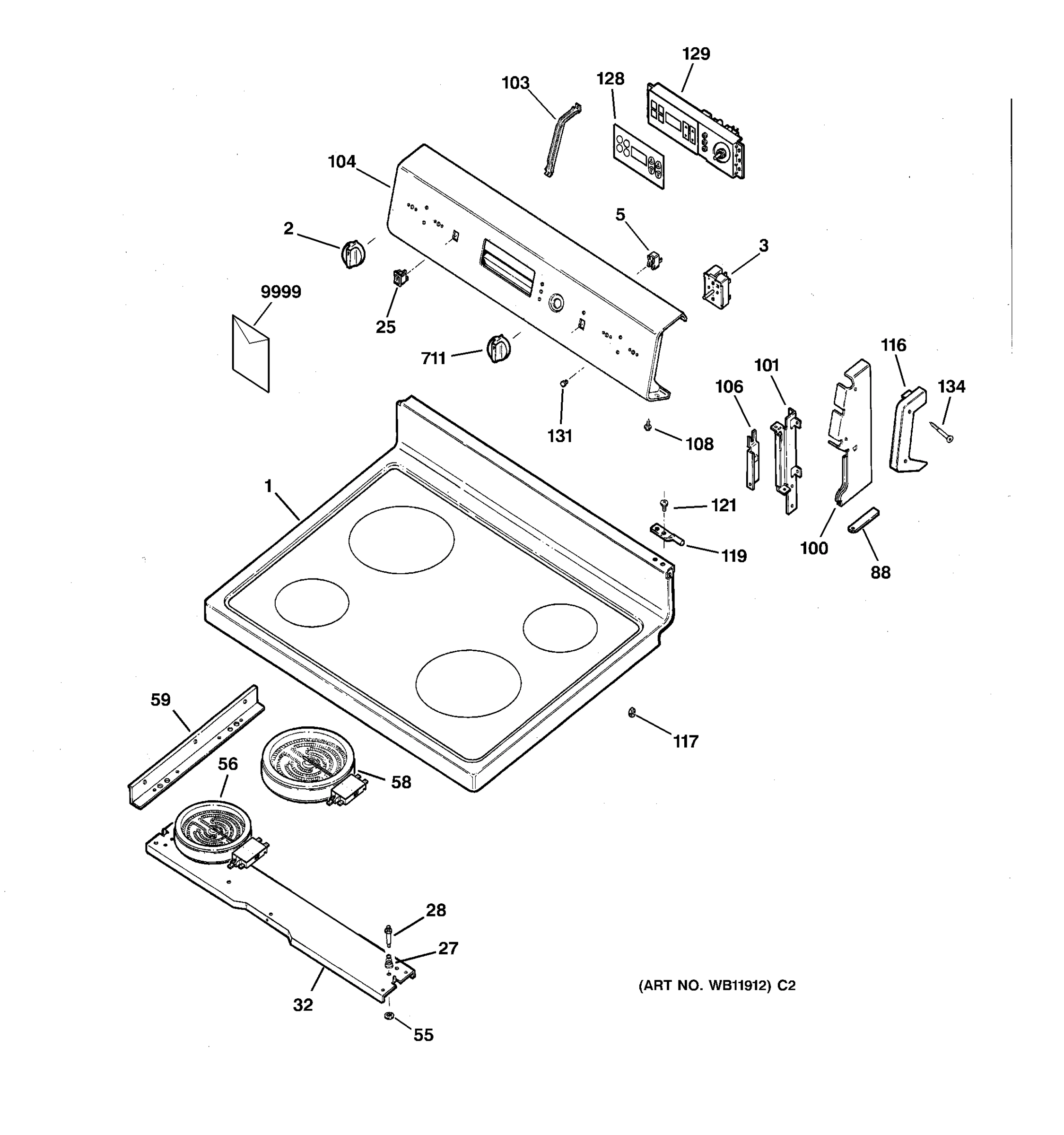 CONTROLS & COOKTOP