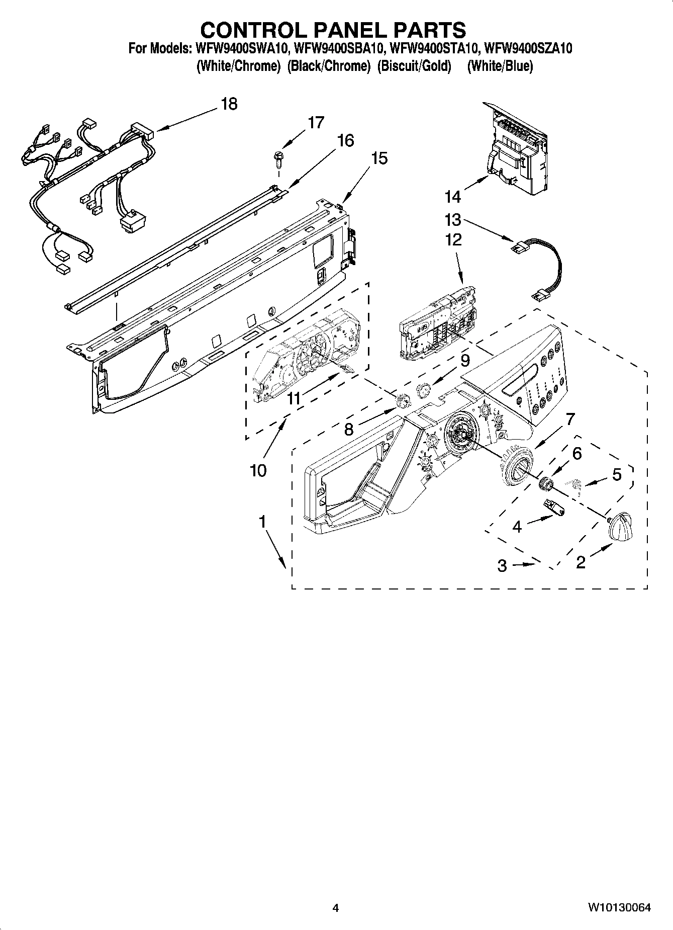 03 - CONTROL PANEL PARTS