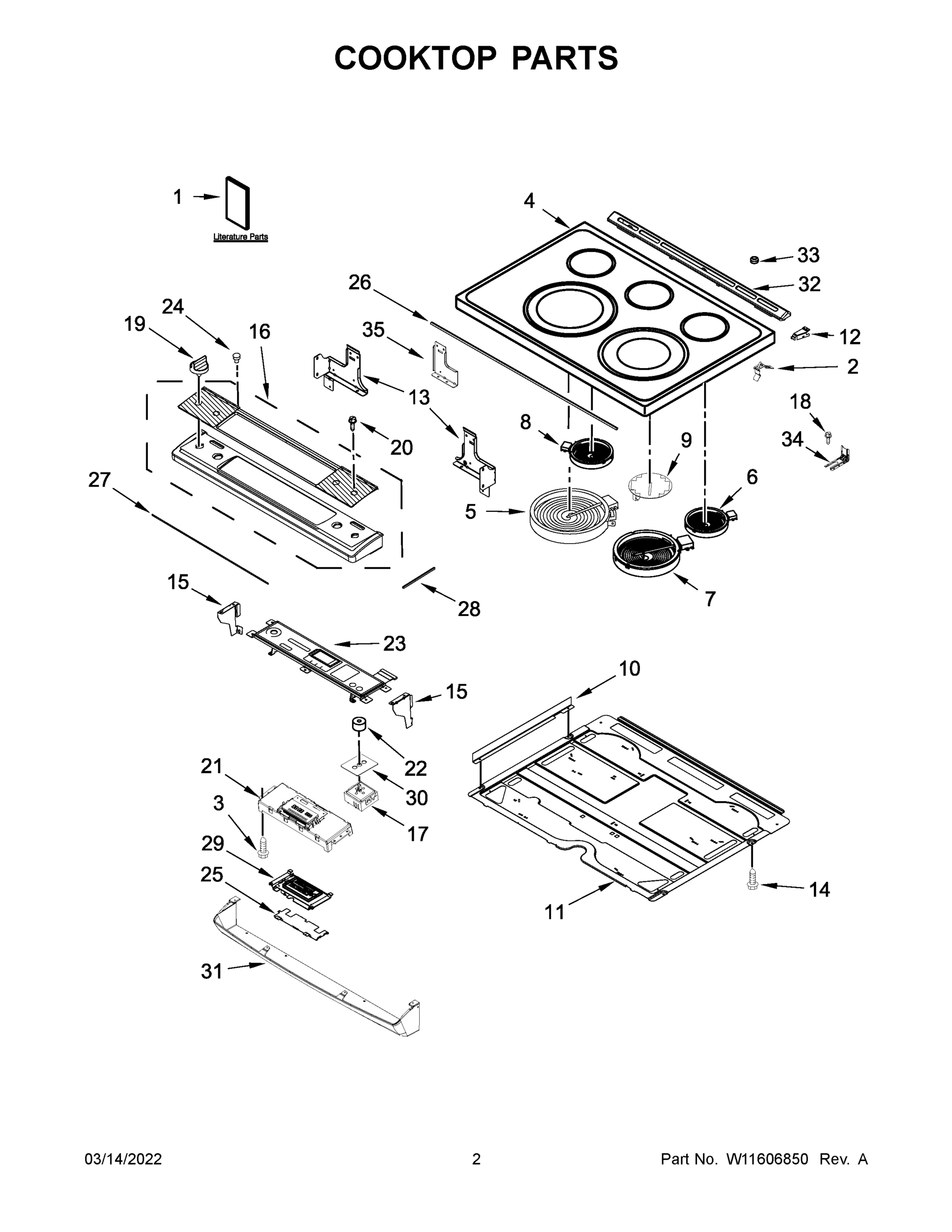 02 - COOKTOP PARTS
