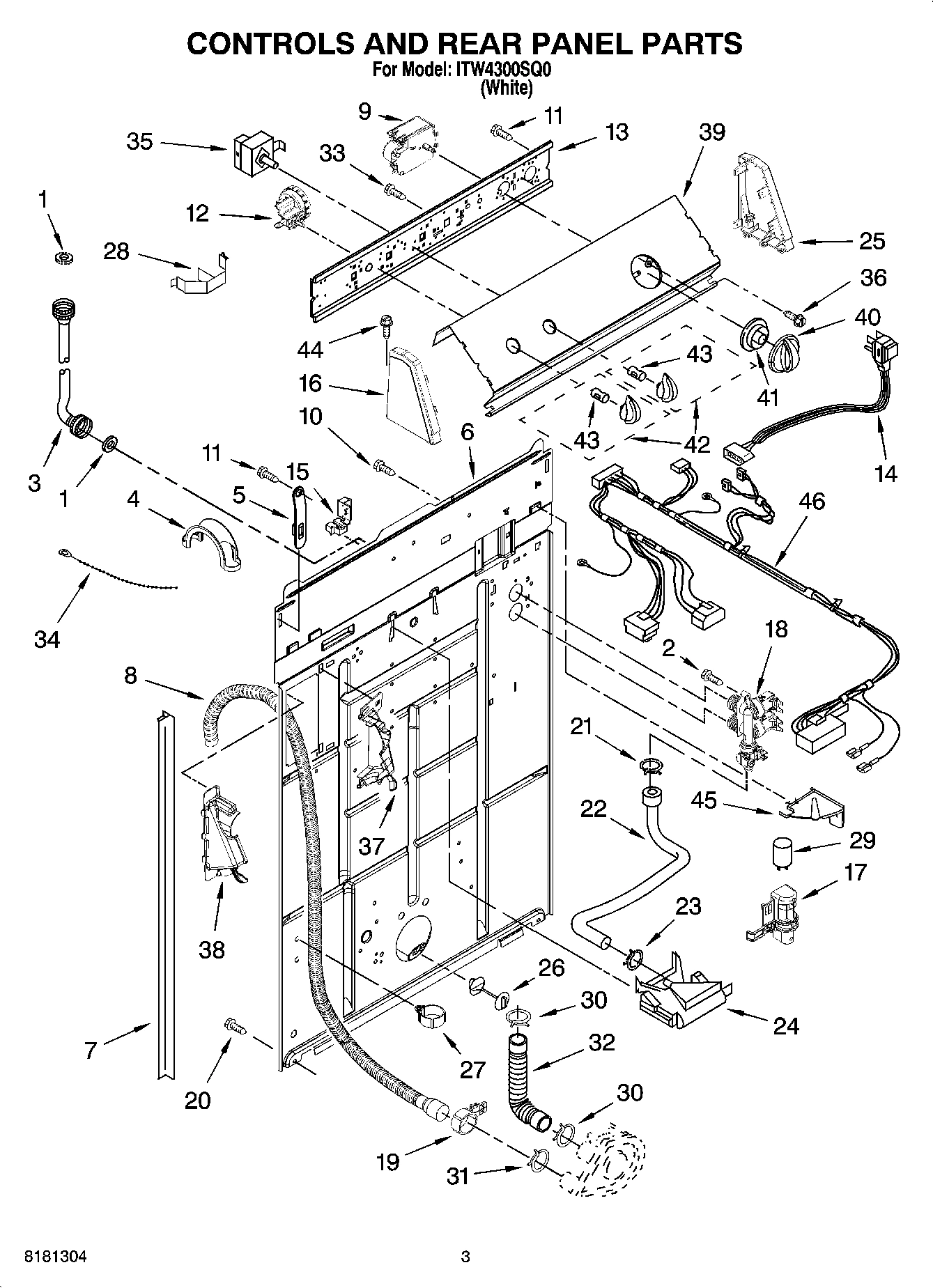 02 - CONTROLS AND REAR PANEL PARTS