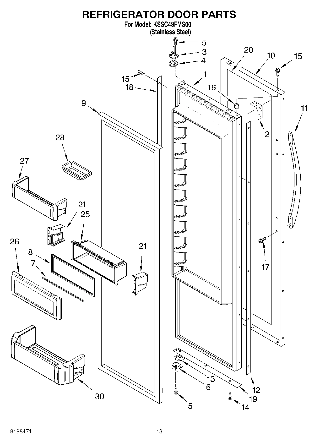 09 - REFRIGERATOR DOOR PARTS