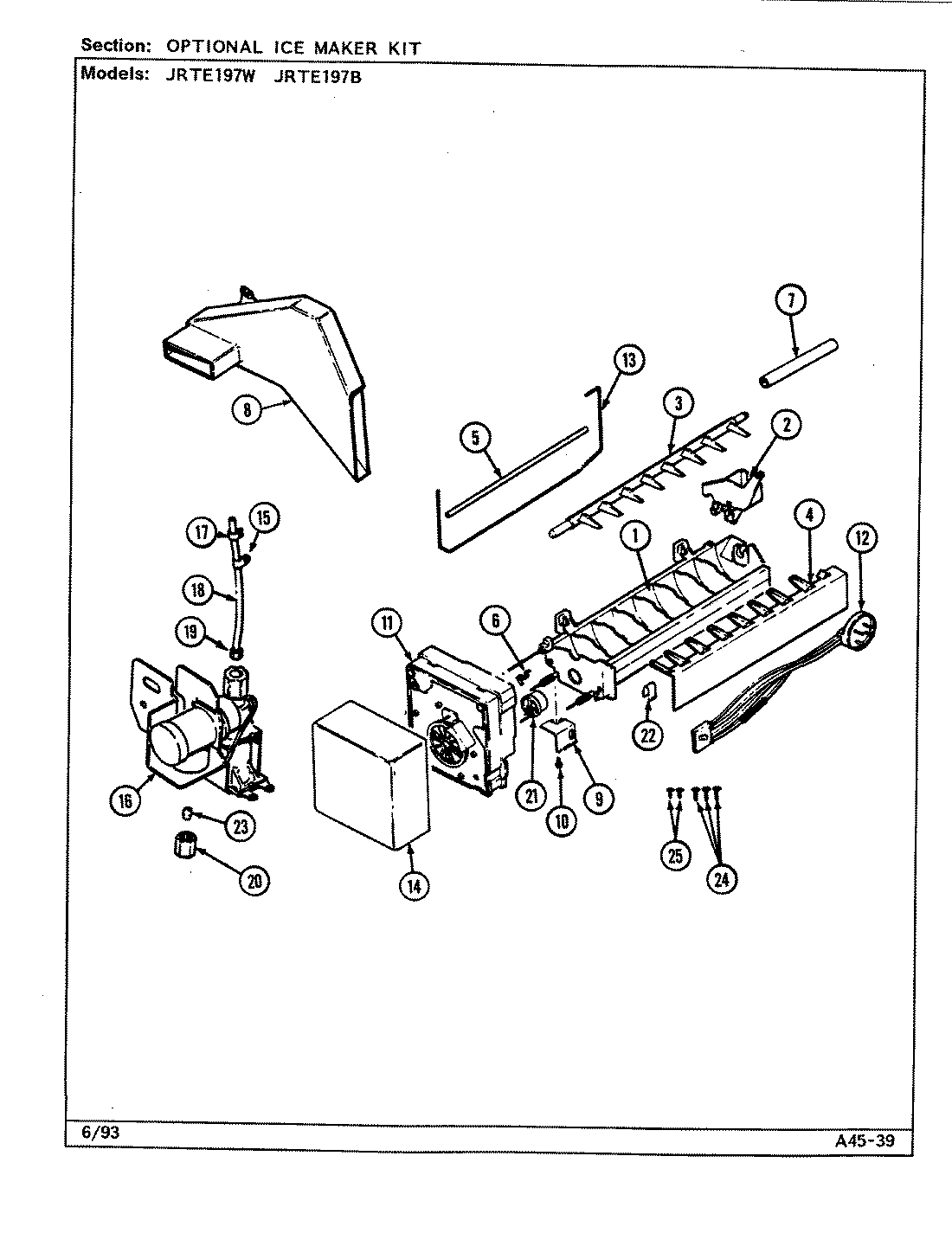 05 - OPTIONAL ICE MAKER KIT (B/M DJ57A)