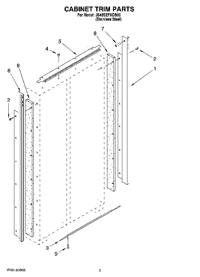 02 - CABINET TRIM PARTS