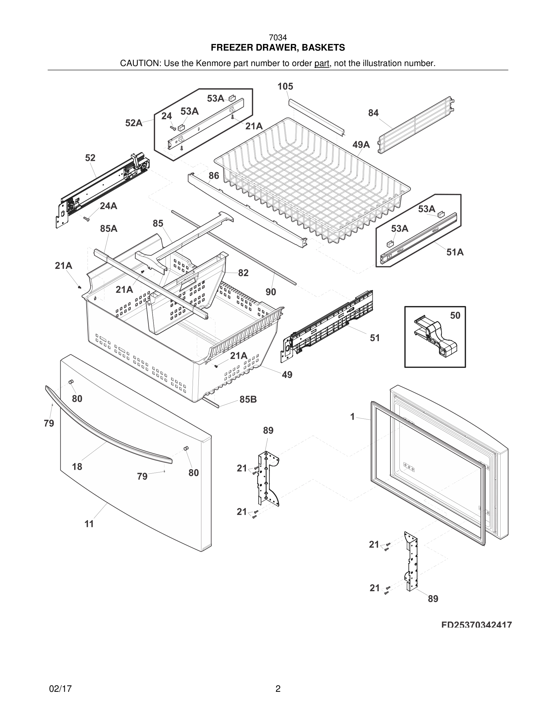 03 - FREEZER DRAWER, BASKETS