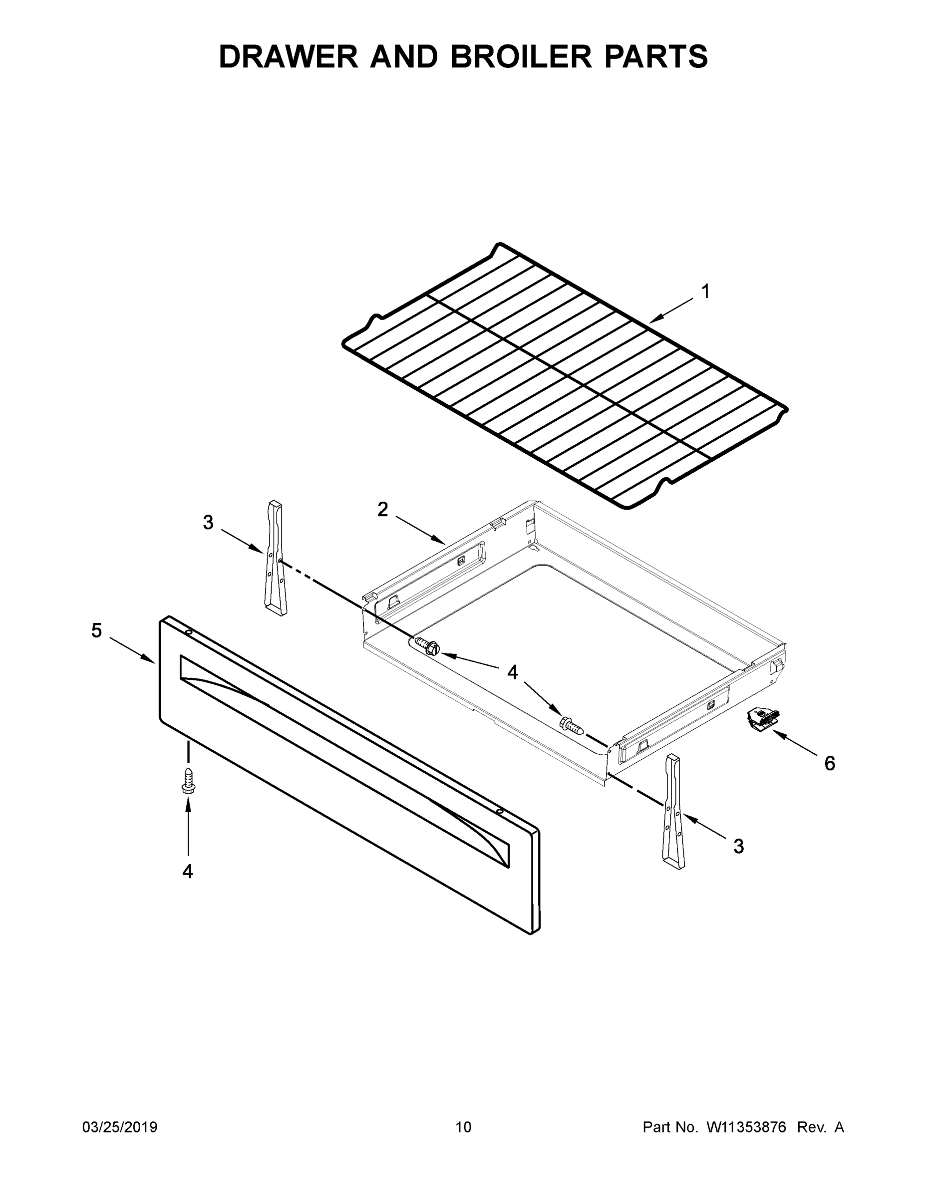 06 - DRAWER AND BROILER PARTS