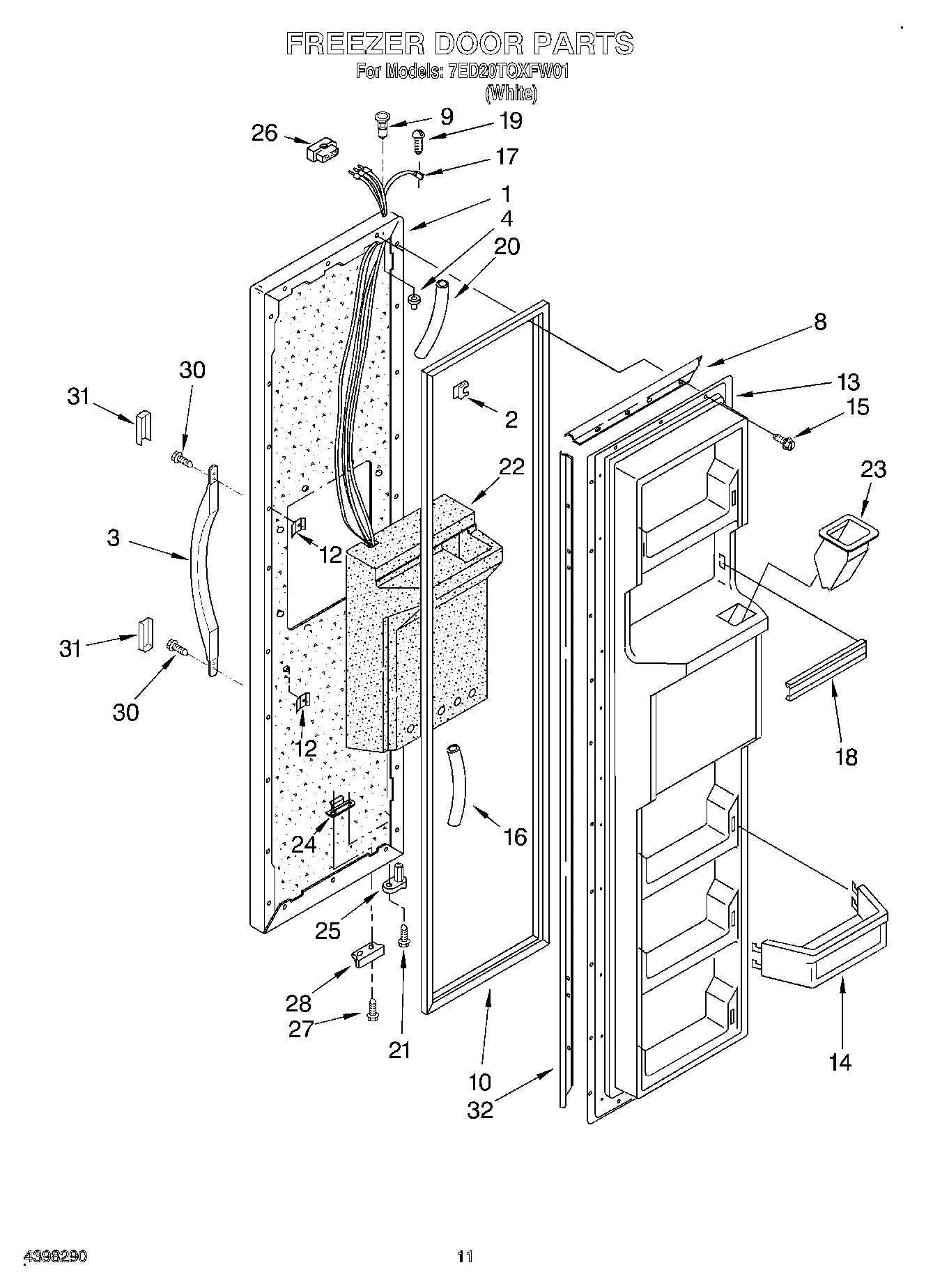 07 - FREEZER DOOR