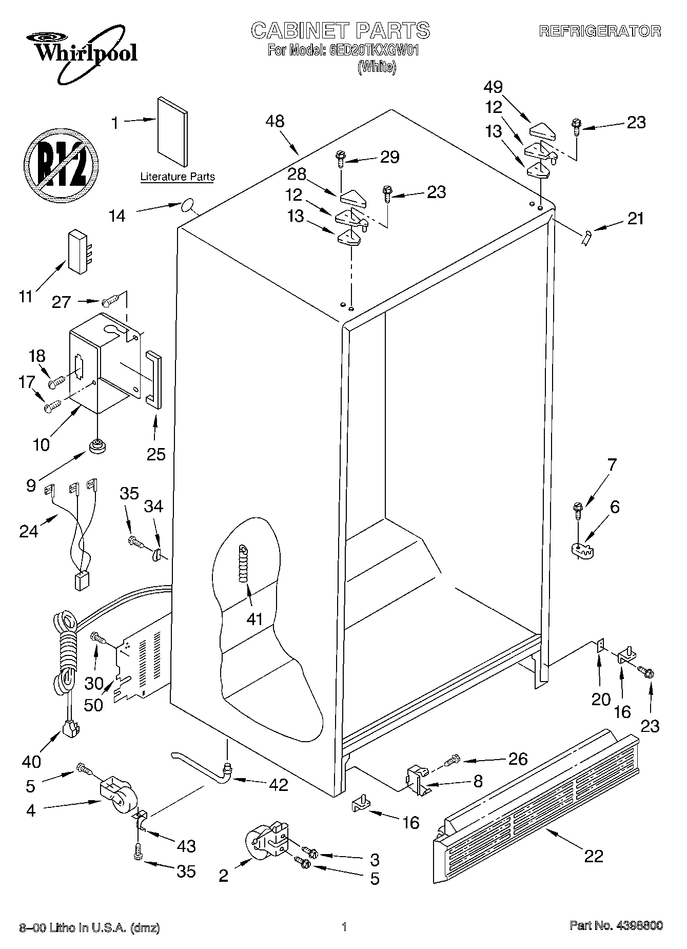 01 - CABINET, LITERATURE