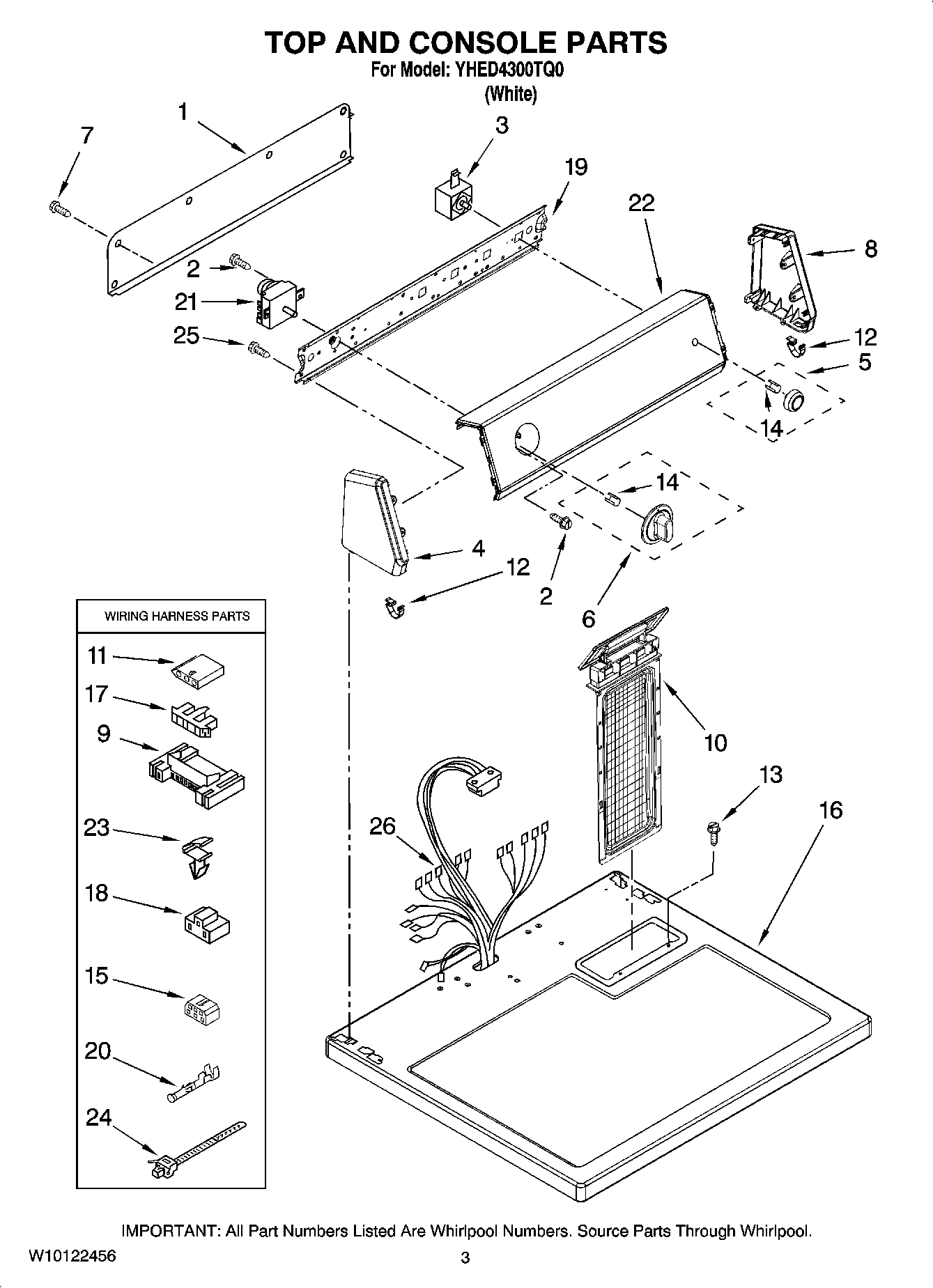 02 - TOP AND CONSOLE PARTS