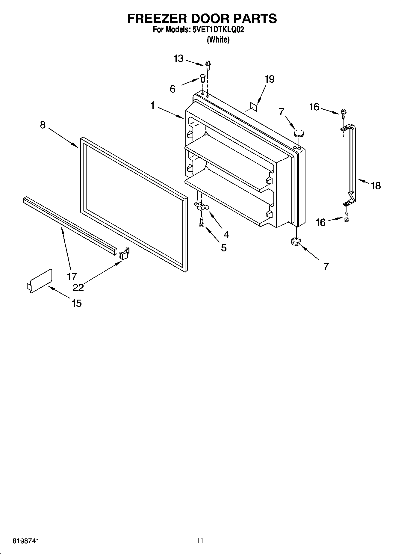 06 - FREEZER DOOR PARTS, OPTIONAL PARTS